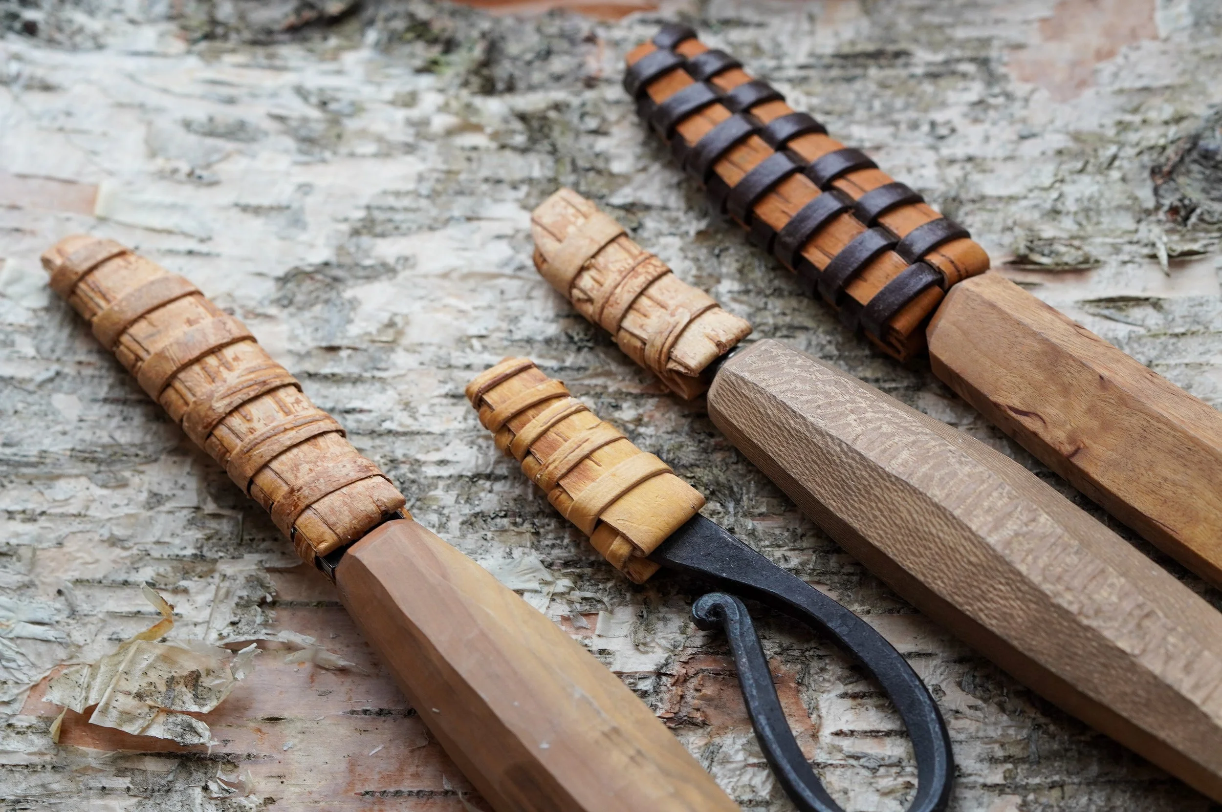 Birch Bark Sheaths