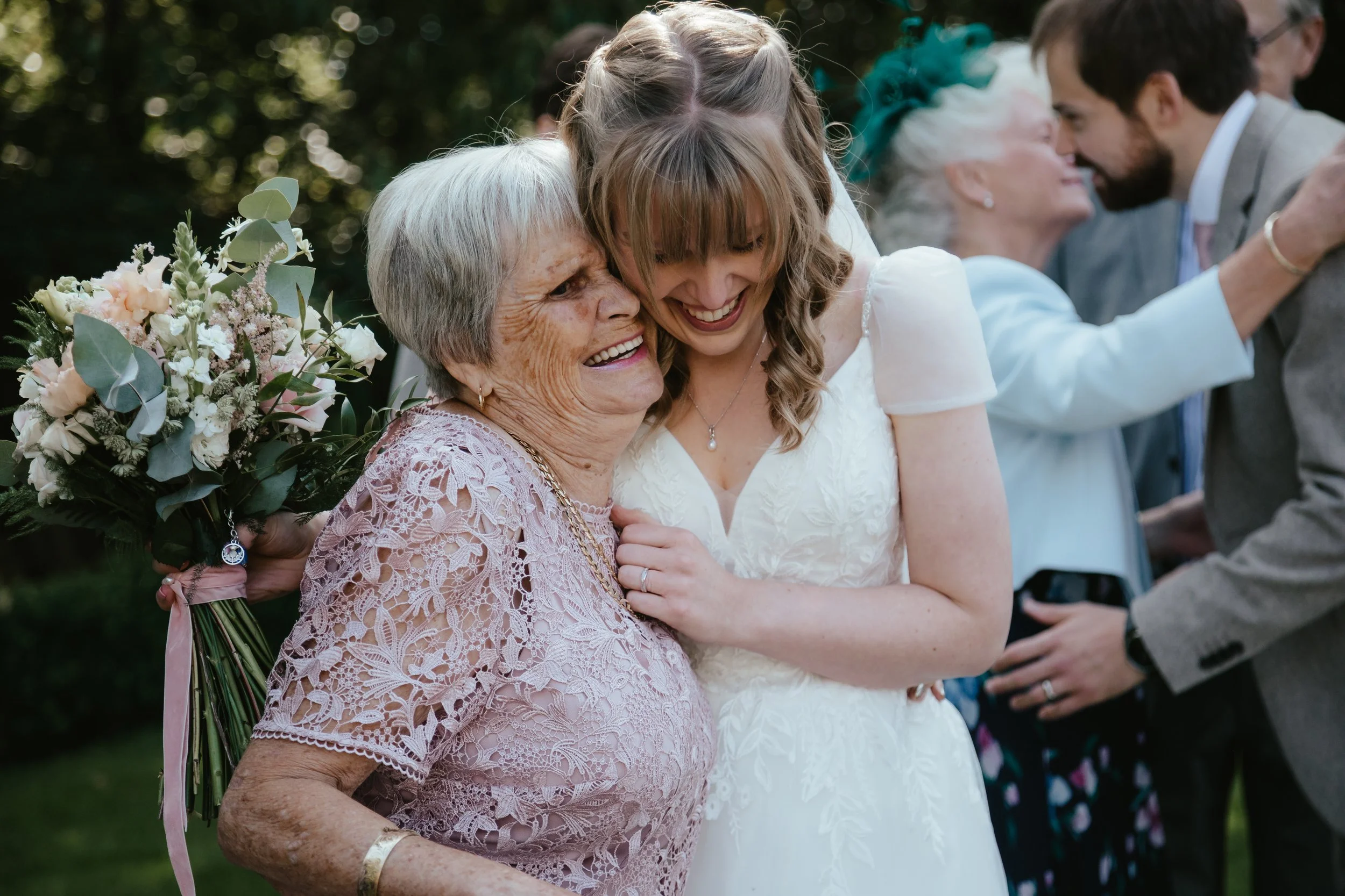 Bride and her grandmother