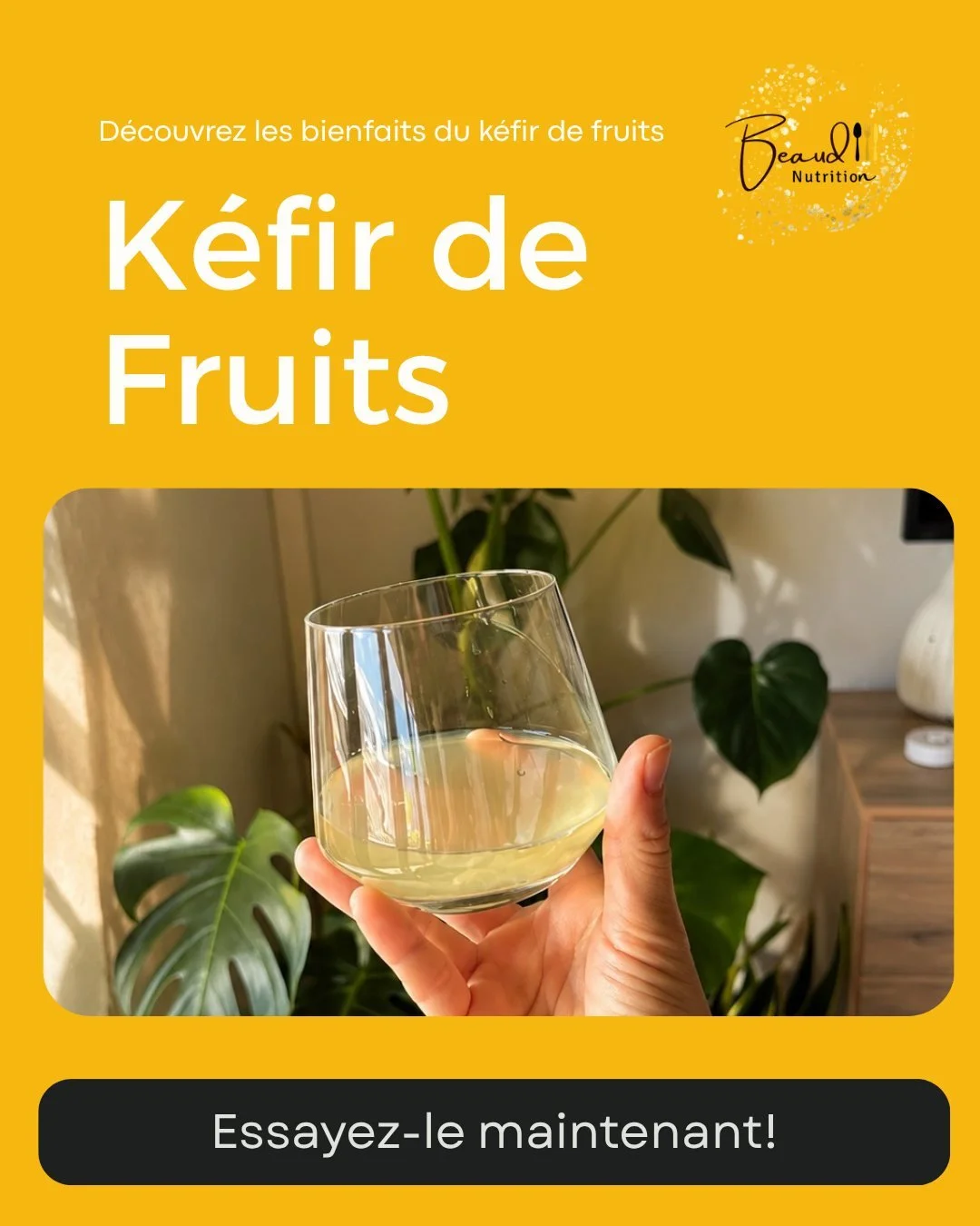 D&eacute;couvrez la recette de k&eacute;fir de fruits maison, une boisson naturellement p&eacute;tillante et pleine de bienfaits. Riche en probiotiques, elle est id&eacute;ale pour soutenir votre flore intestinale et renforcer votre immunit&eacute;. 