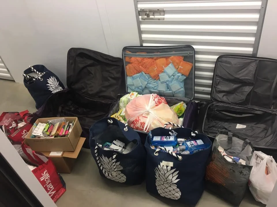 Providing at-risk women in San Ramon with hundreds of feminine hygiene products