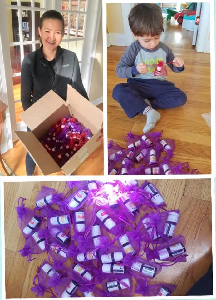 Thanks to Marzena Bossone for the lovely donations of essentials oils