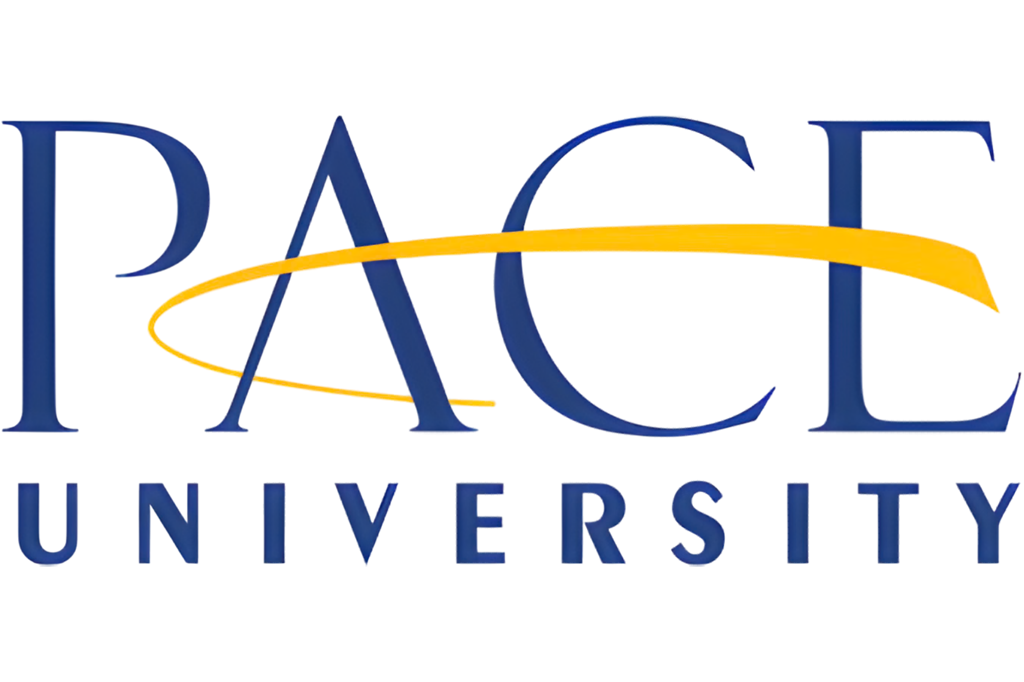 The logo of NASA University features the word NASA in bold blue letters with a yellow swoosh crossing through the middle and the word University underneath.