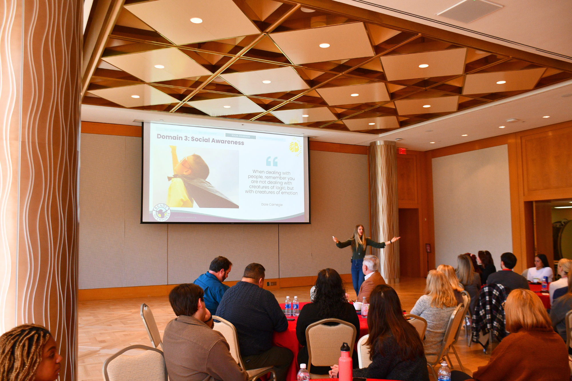 Ready to EmpowerED - Amanda Ready, Presenter, LHMC and Founder of Ready to Empower, presenting on mental and emotional wellness