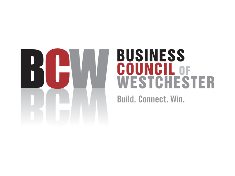 Logo for the Bow Business Council of Westerchester with the tagline "Build. Connect. Write."