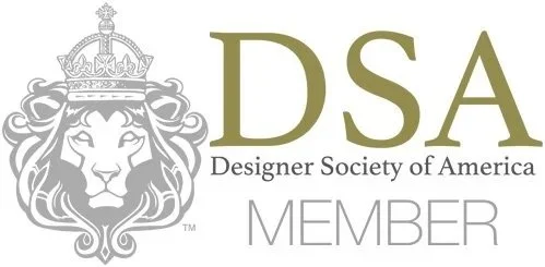 Logo of the Designer Society of America with a lion wearing a crown and the text 'DSA Member'.