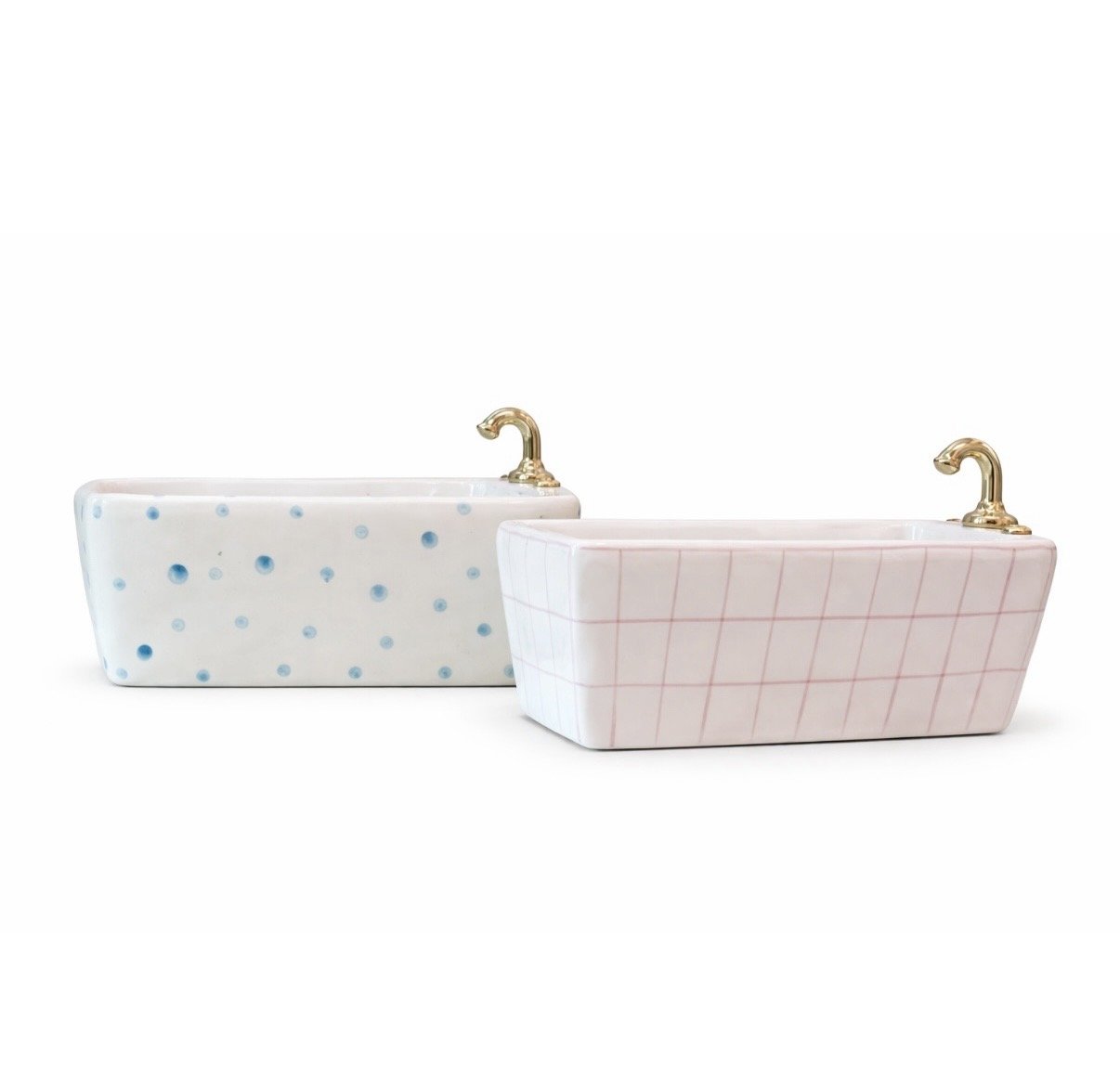 BATHROOM COLLECTION - lavender plaid