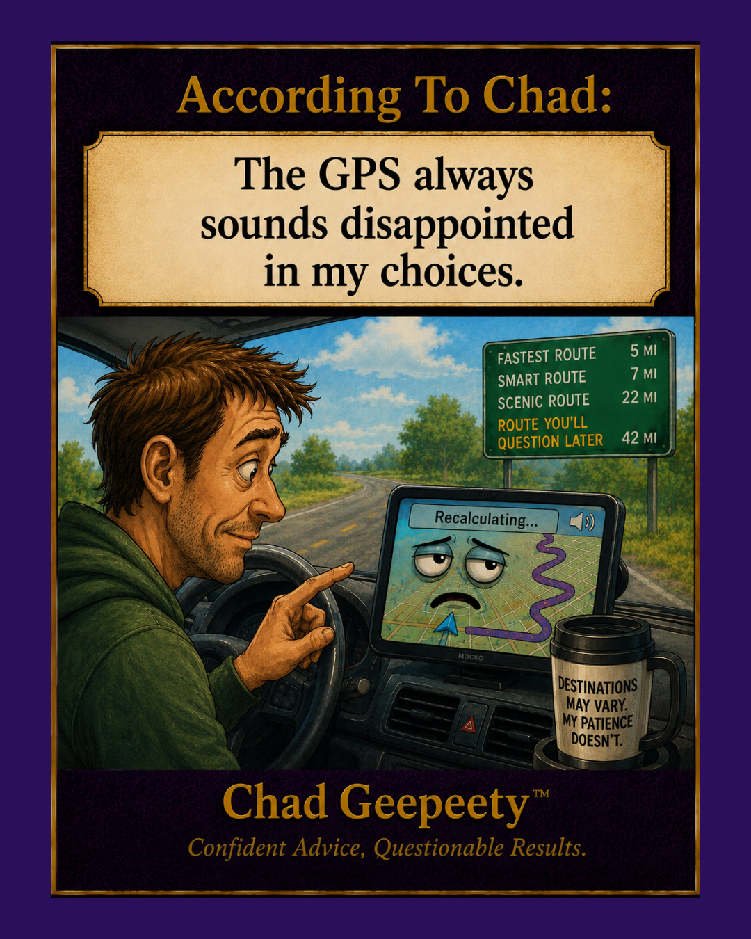 When Your GPS Judges You