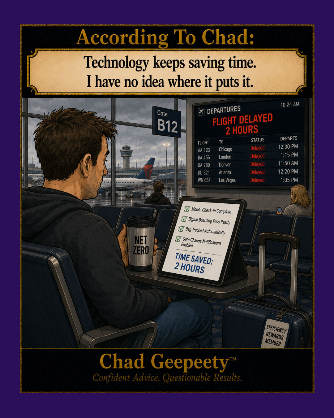 Where Technology Stores Saved Time