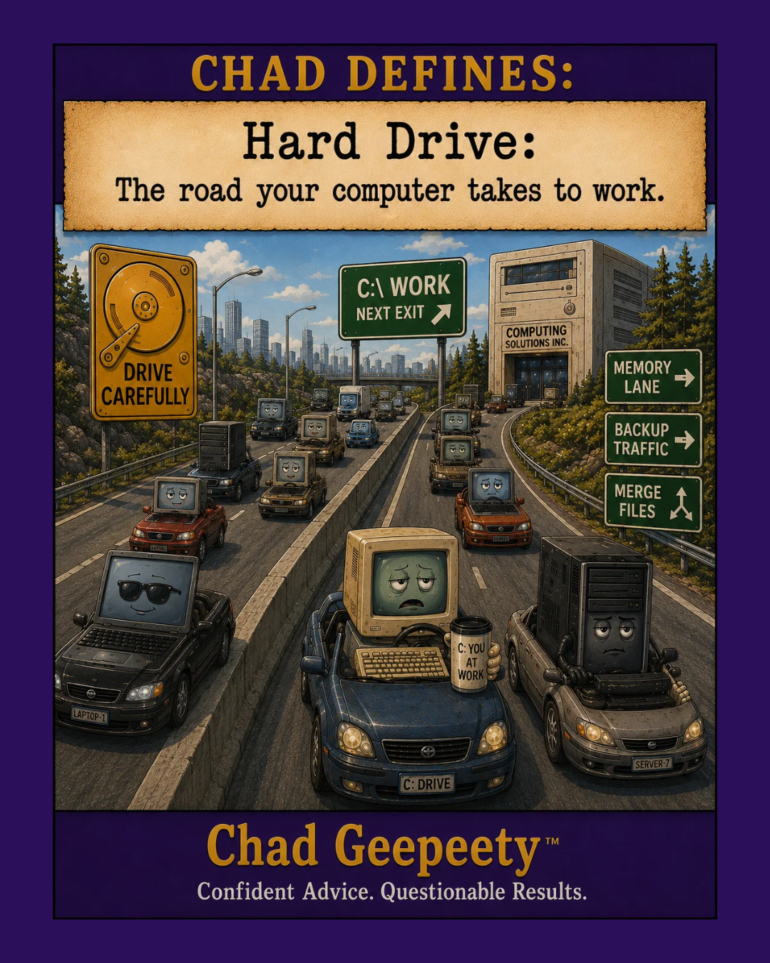 The Hard Drive Commute