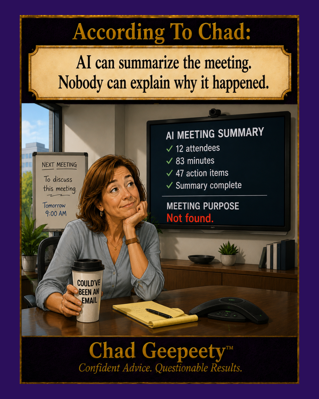 The Purpose Of The Meeting