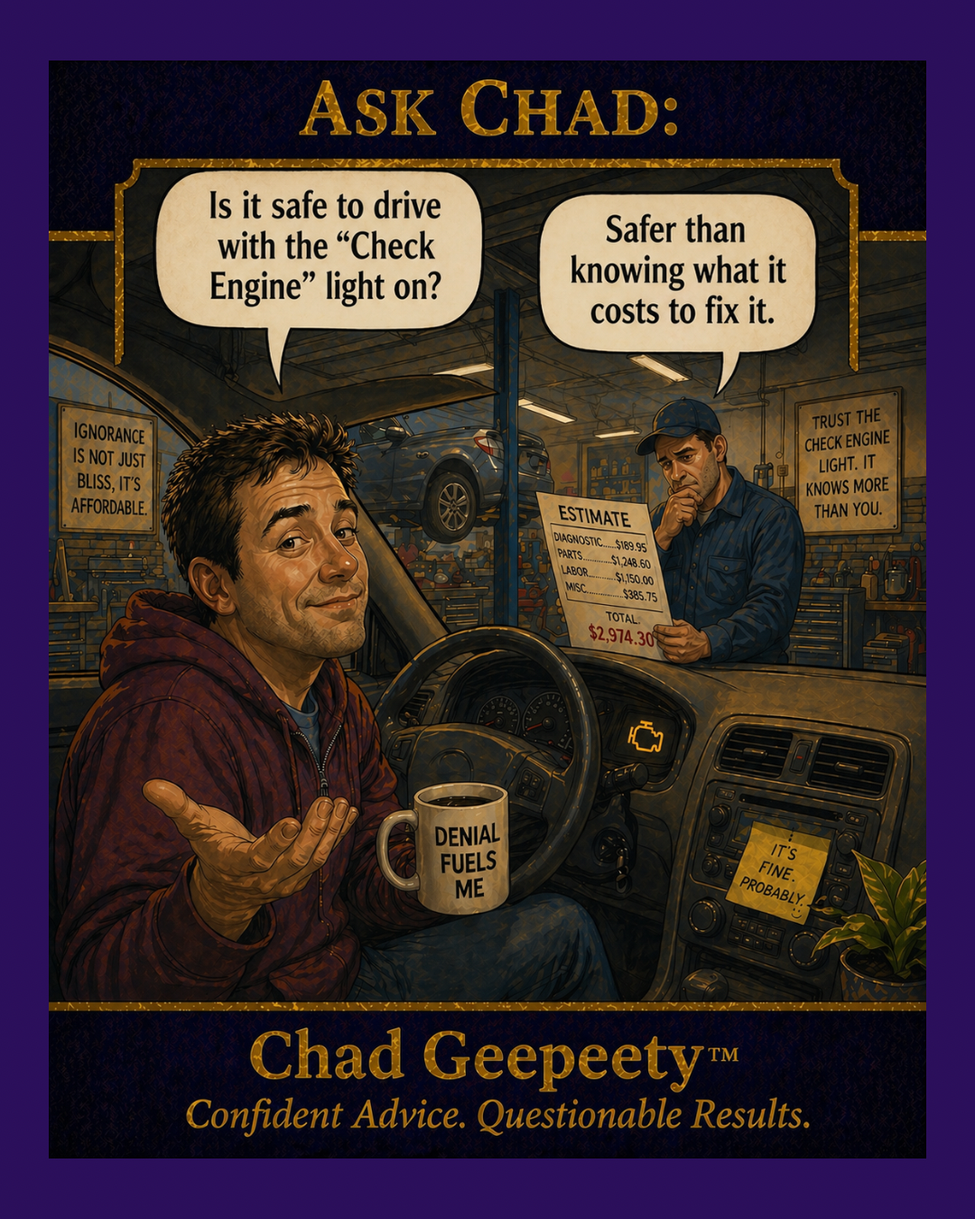 Driving With Check Engine Light