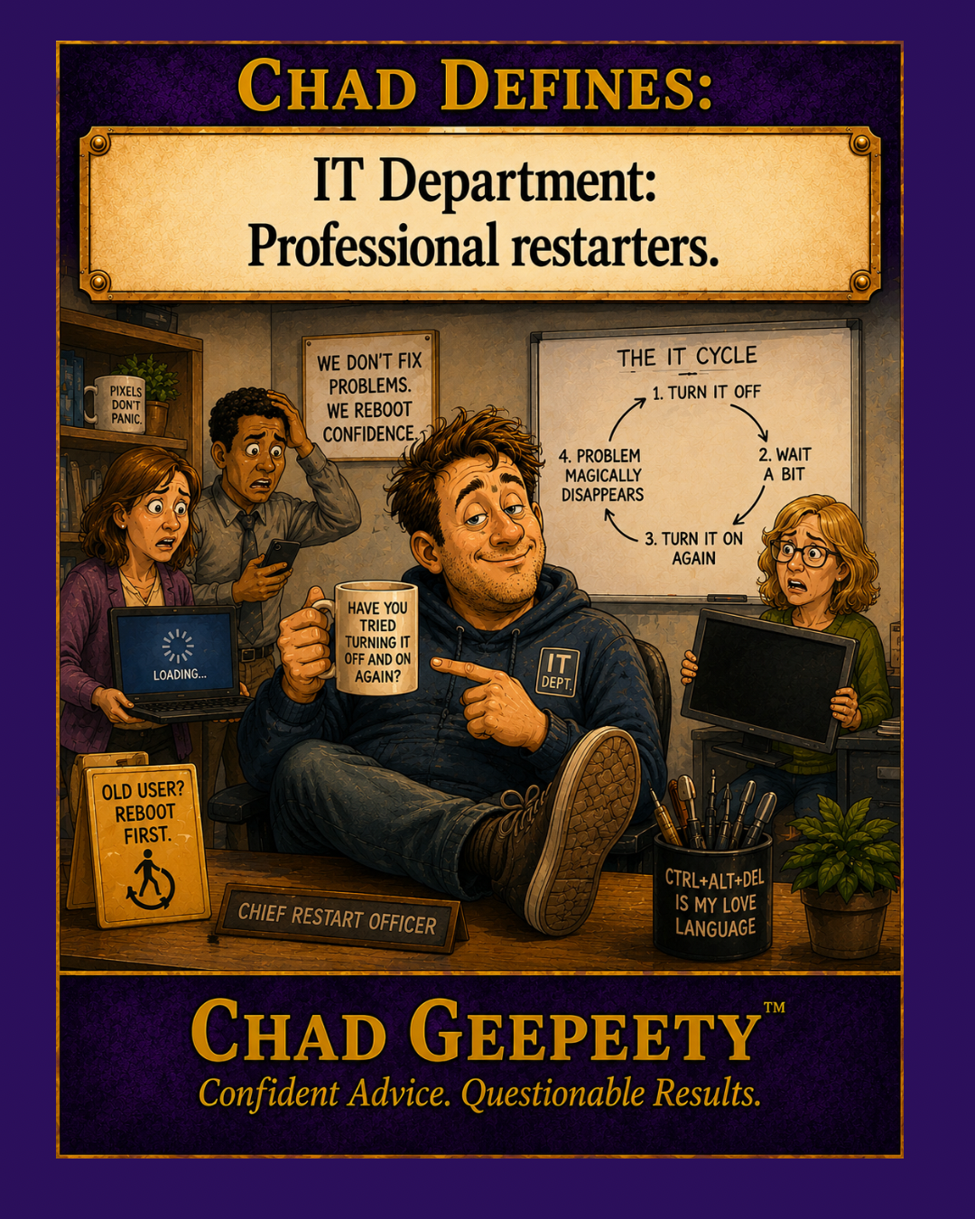 IT Department Restart Humor