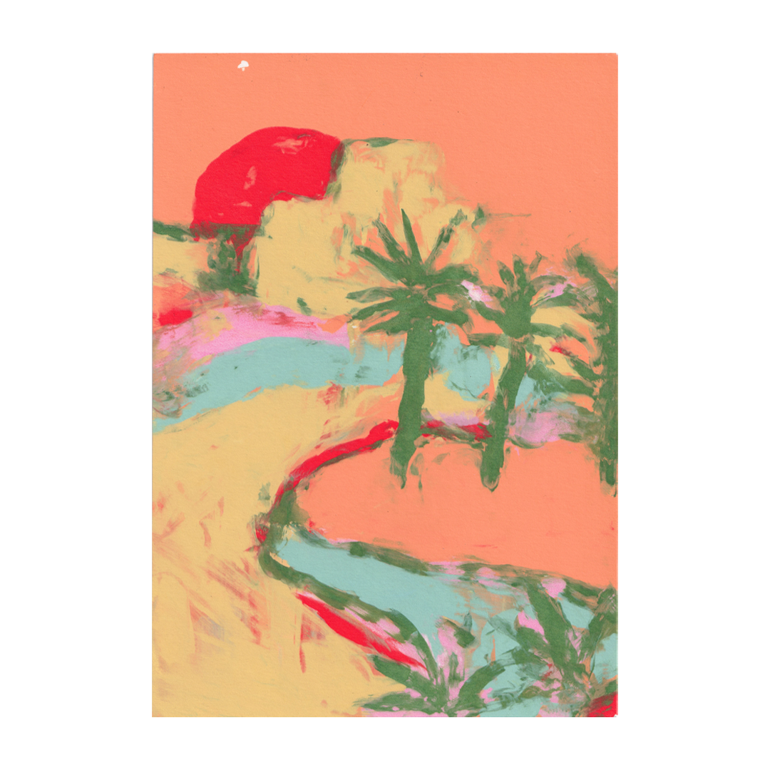 'Orange Skies' - Monoscreenprint