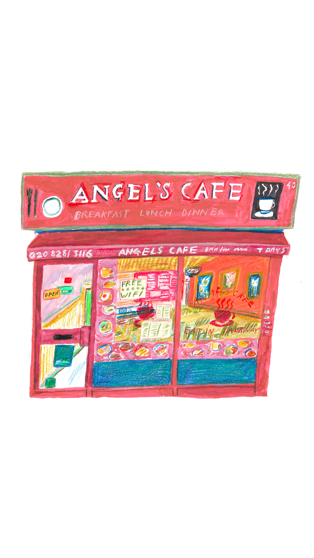 Illustrated Shop Fronts