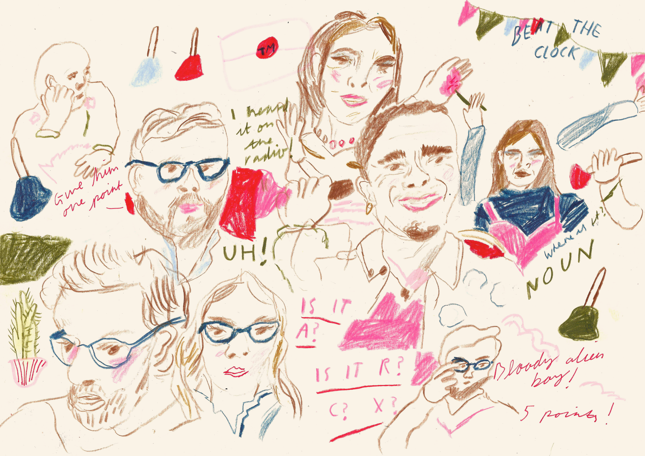 Taskmaster Scribing Illustration