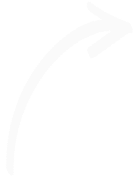 A white hand-drawn arrow pointing upward and to the right on a black background.