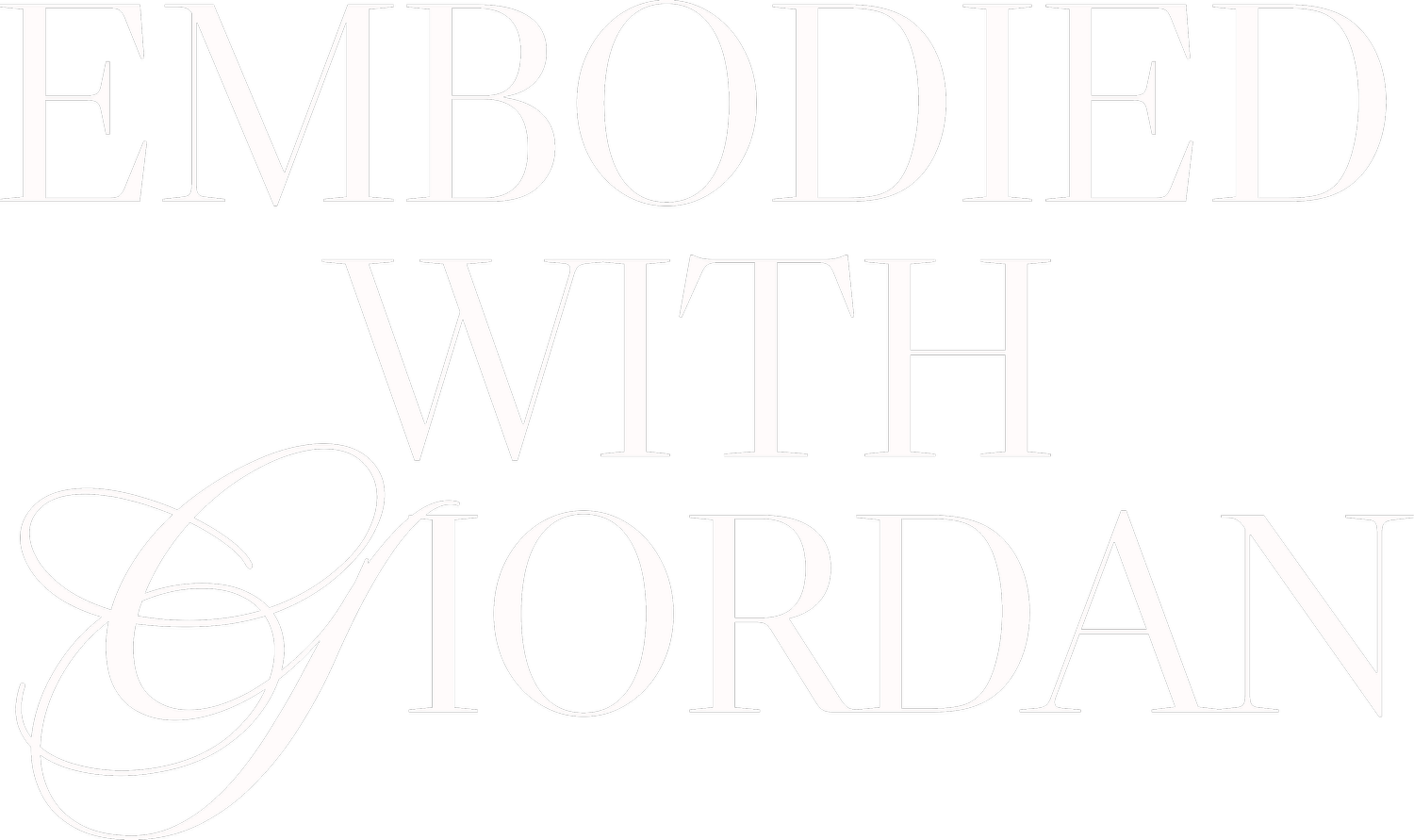 Embodied with Giordan | Somatic Healing