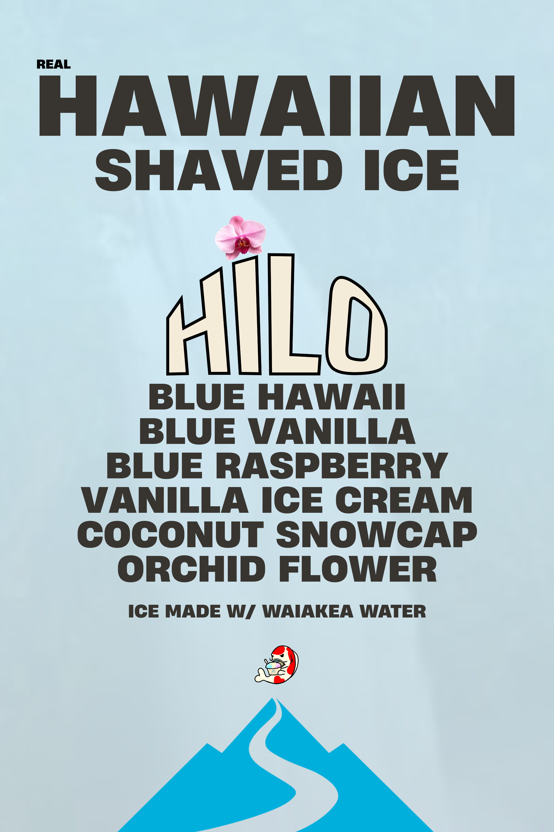 The real shaved ice