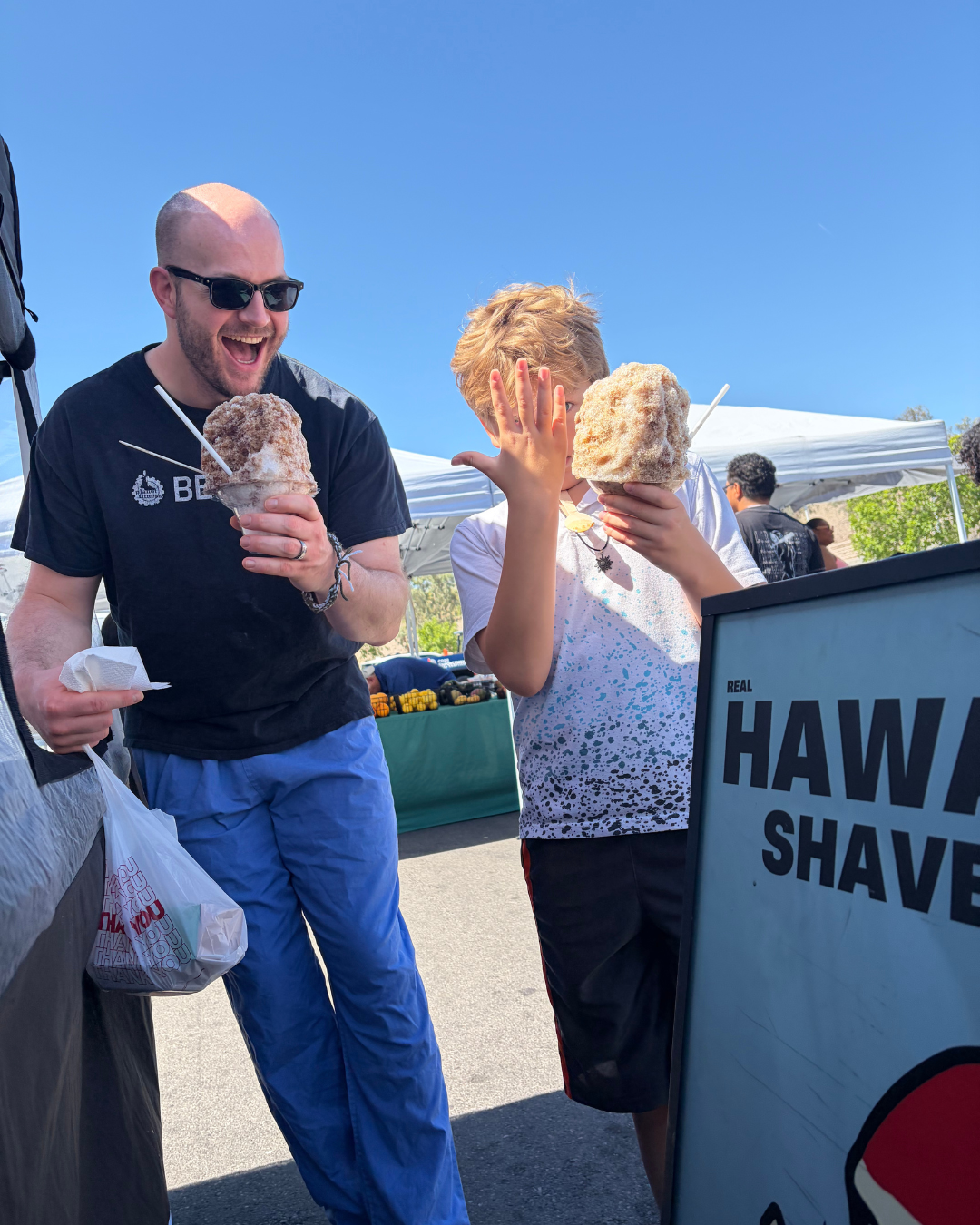 Shave Ice Root beer float