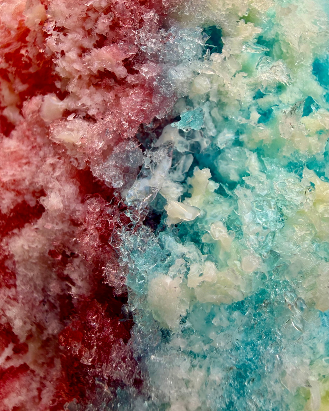 Shaved ice stand serving refreshing treats at a summer outdoor event