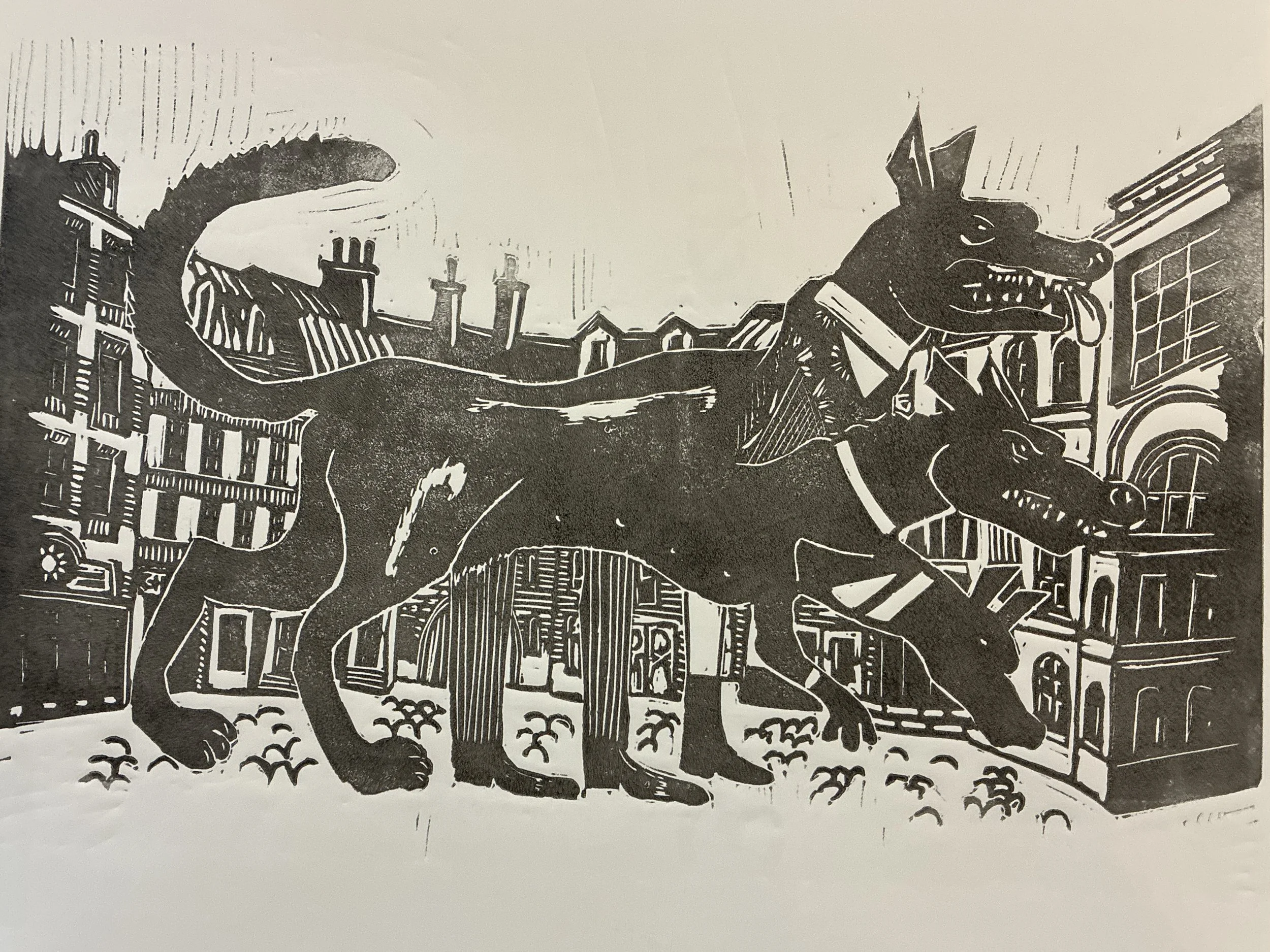 Impression Cerbère (David B, Monsieur Chouette) A4