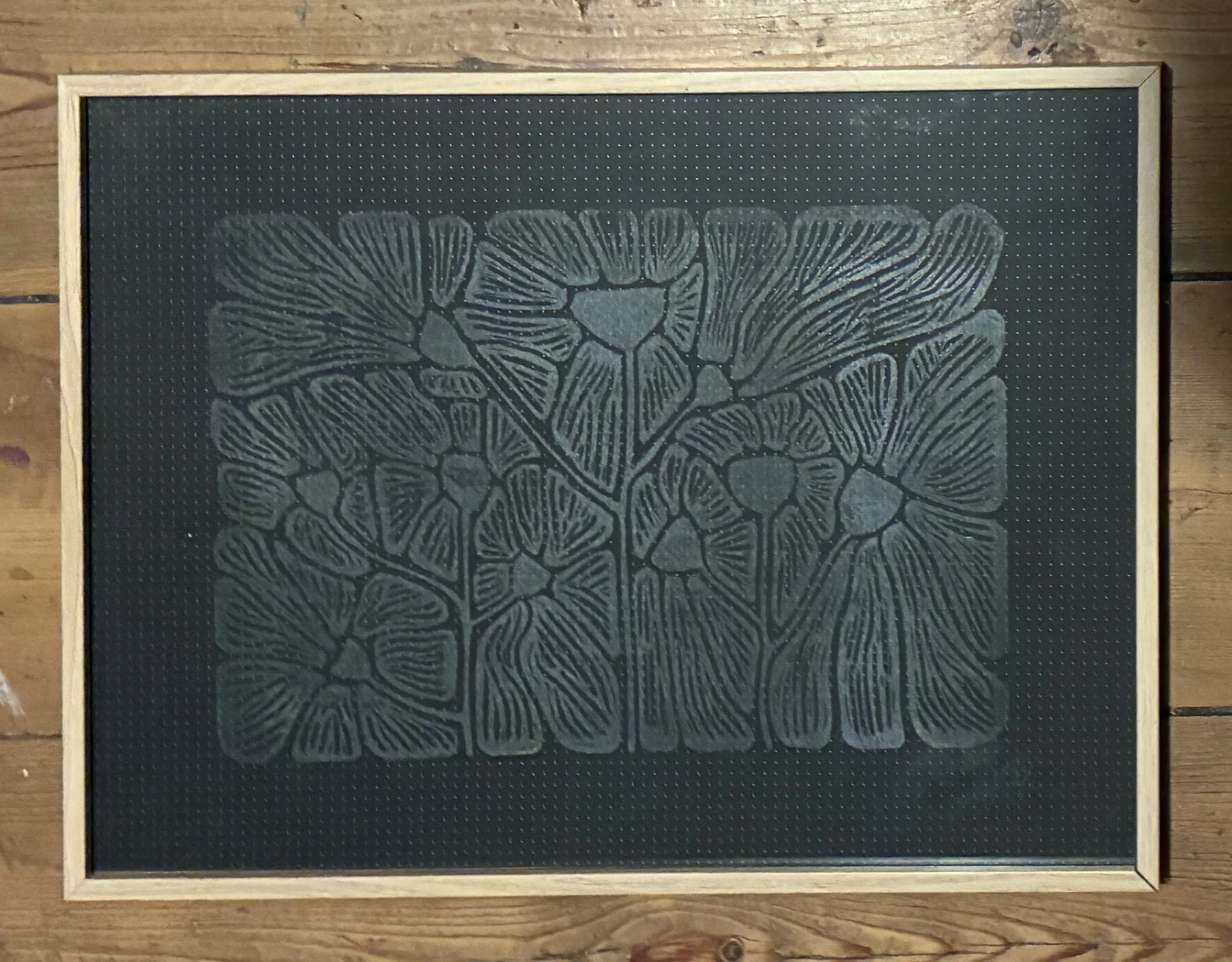 argent sur papier noir