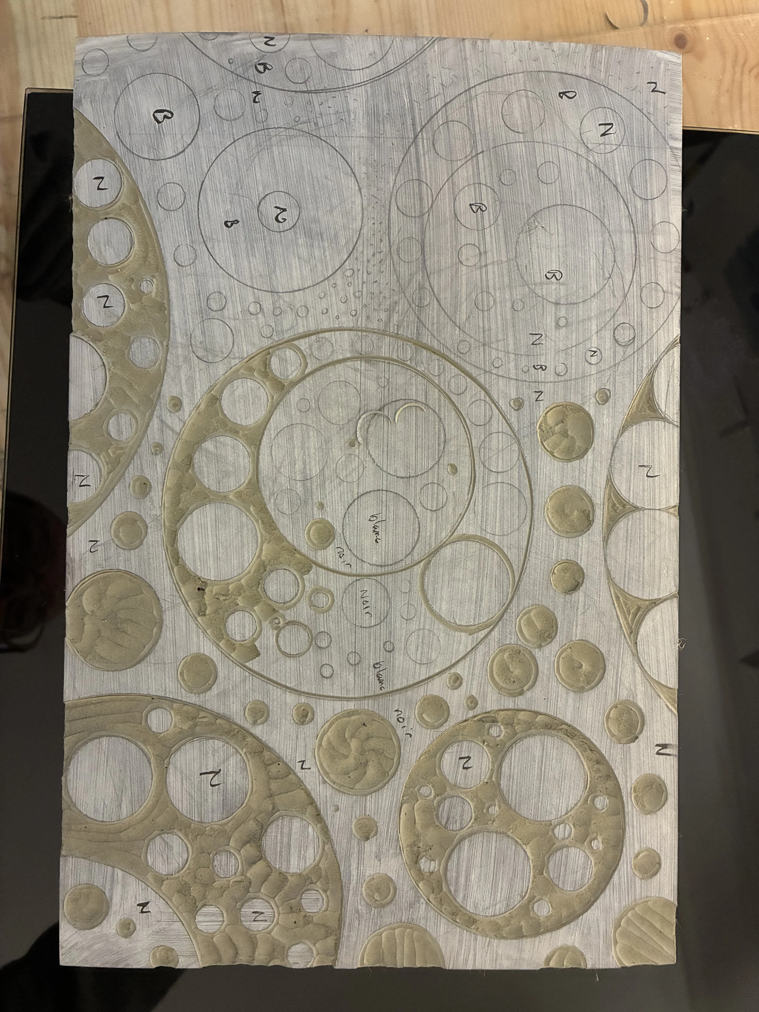 gravures circulaires