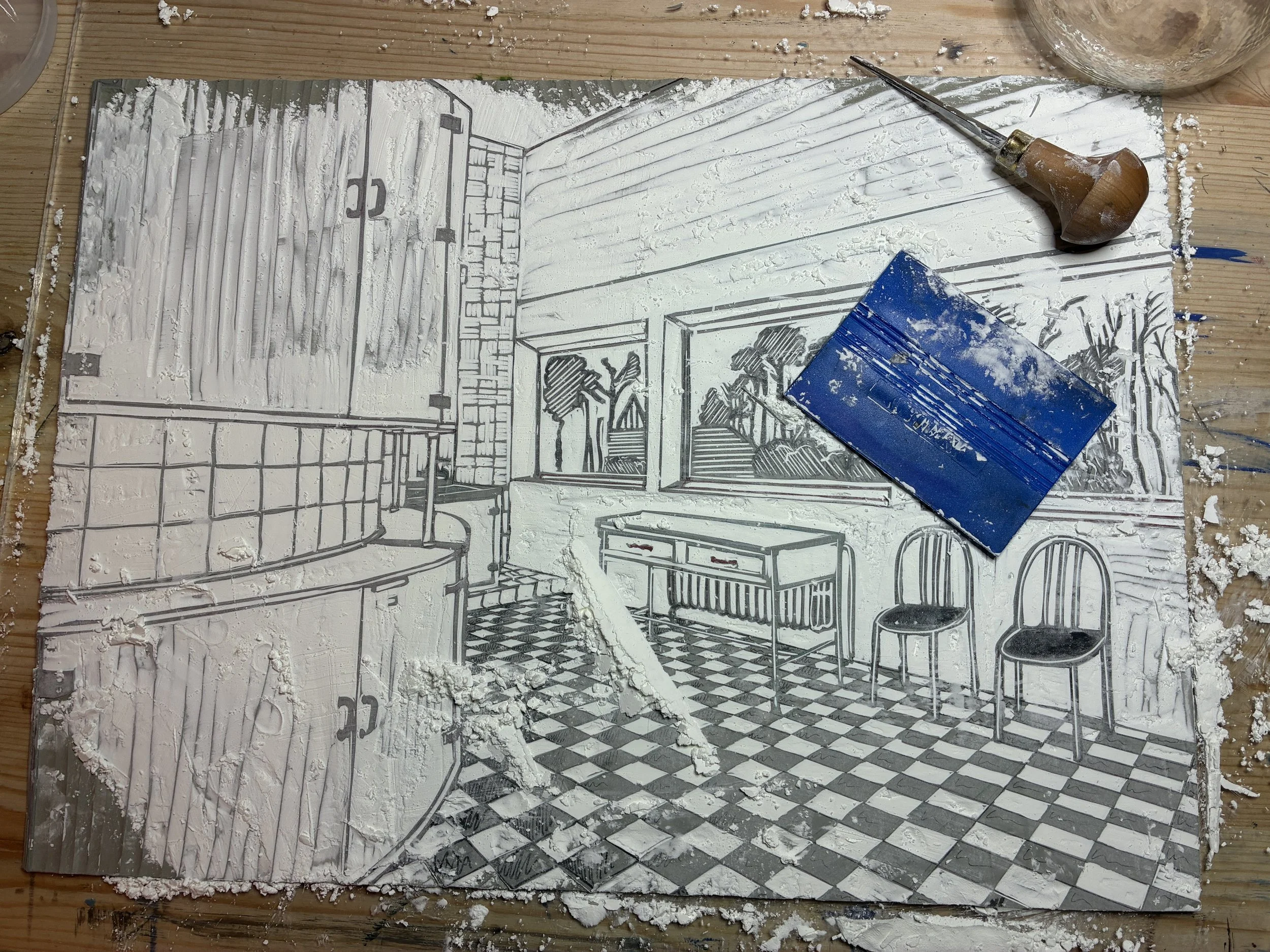 premier test à la farine