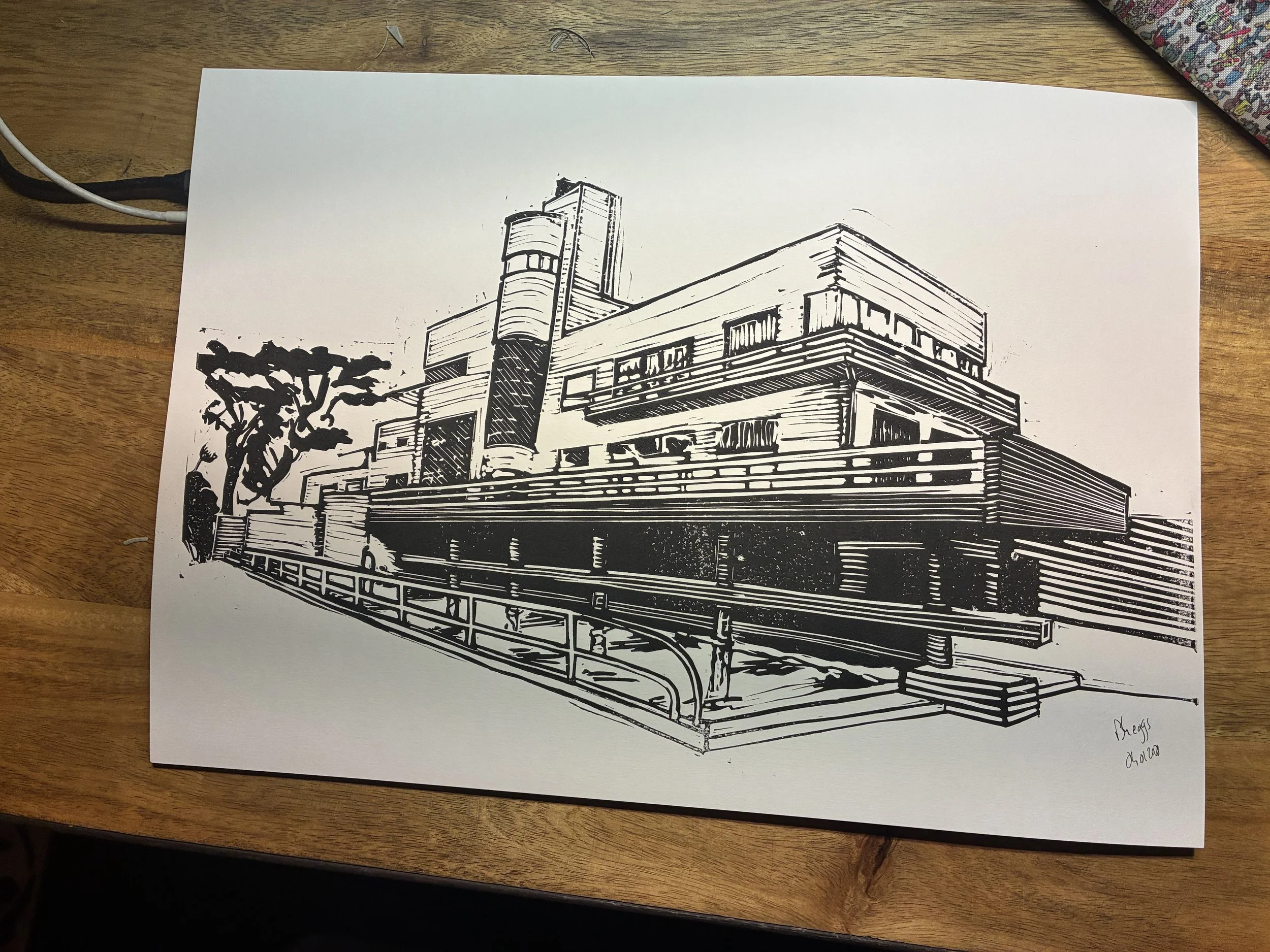 impression de la Villa Cavrois