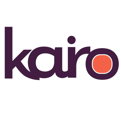 Kairo Concierge logo in plum and coral, representing AI-powered hospitality communication