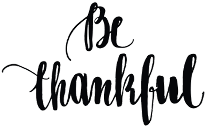 Be Thankful