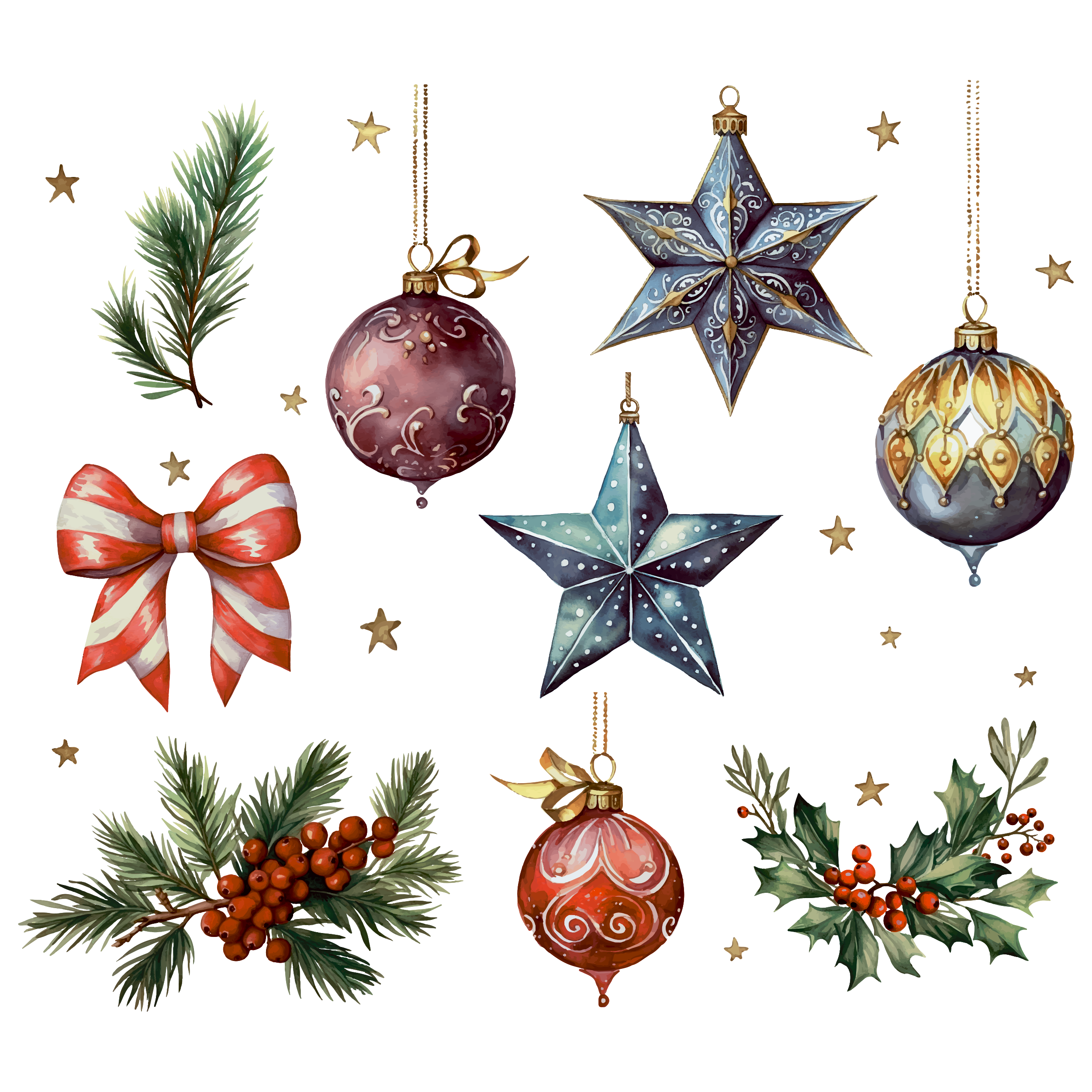 Christmas Elements Vintage