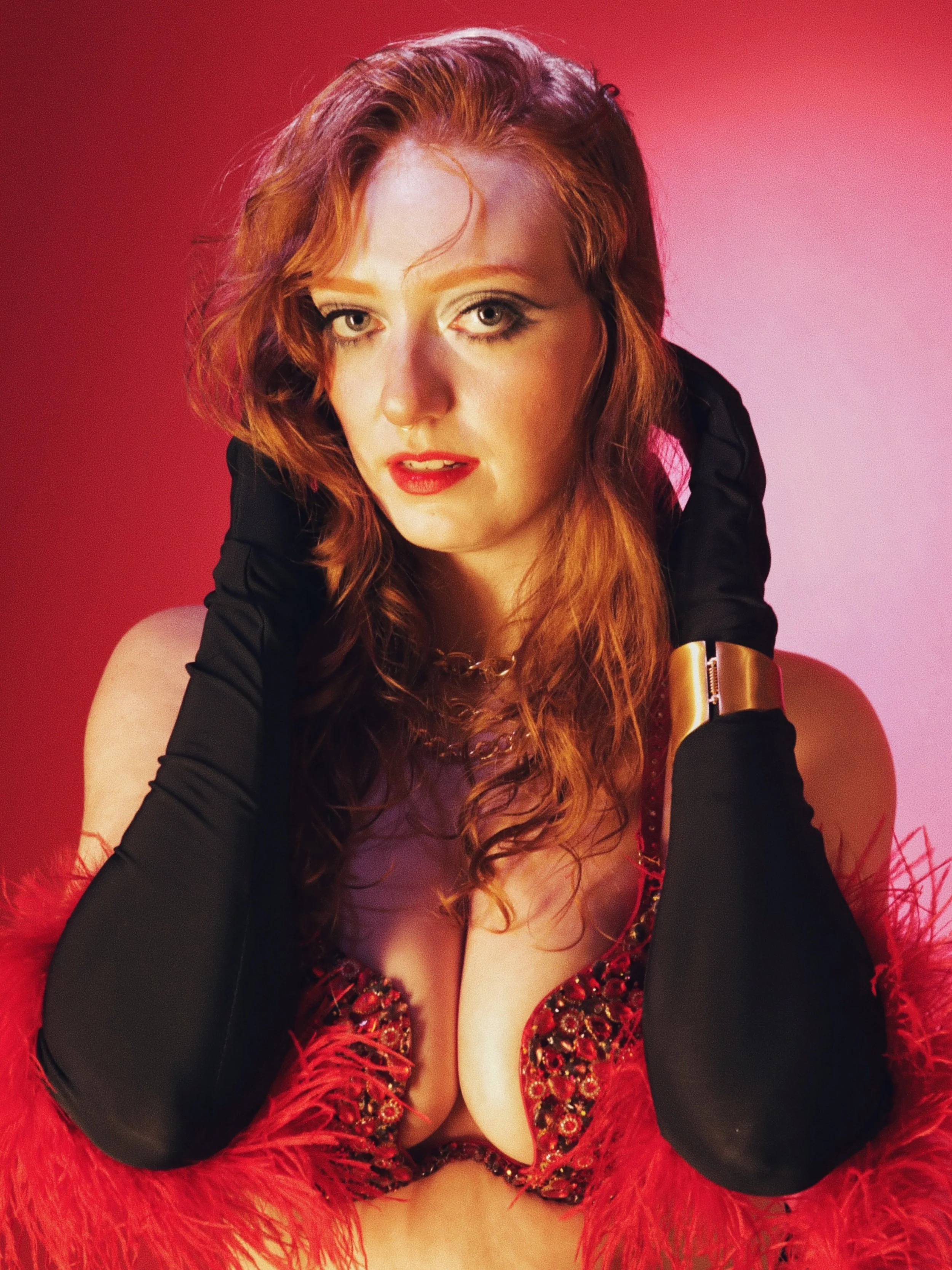 Burlesque Performer, Ginger Euphoria