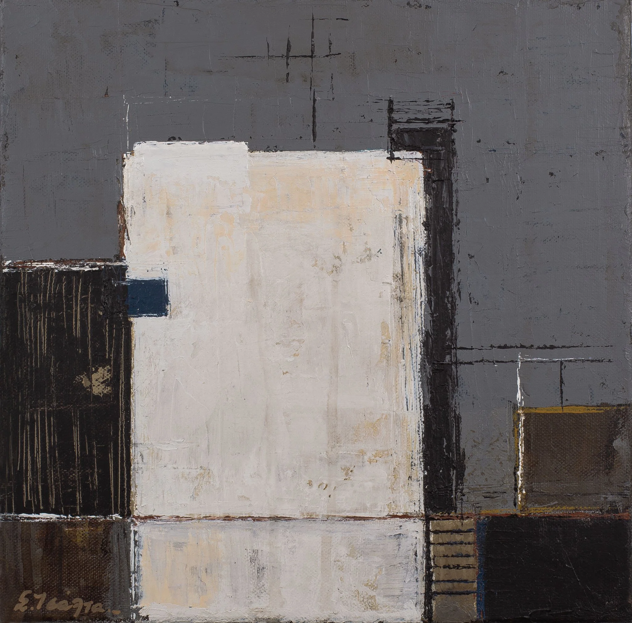 "Urban landscape" No.9, Acrylics on Canvas, 30 x 30 cm