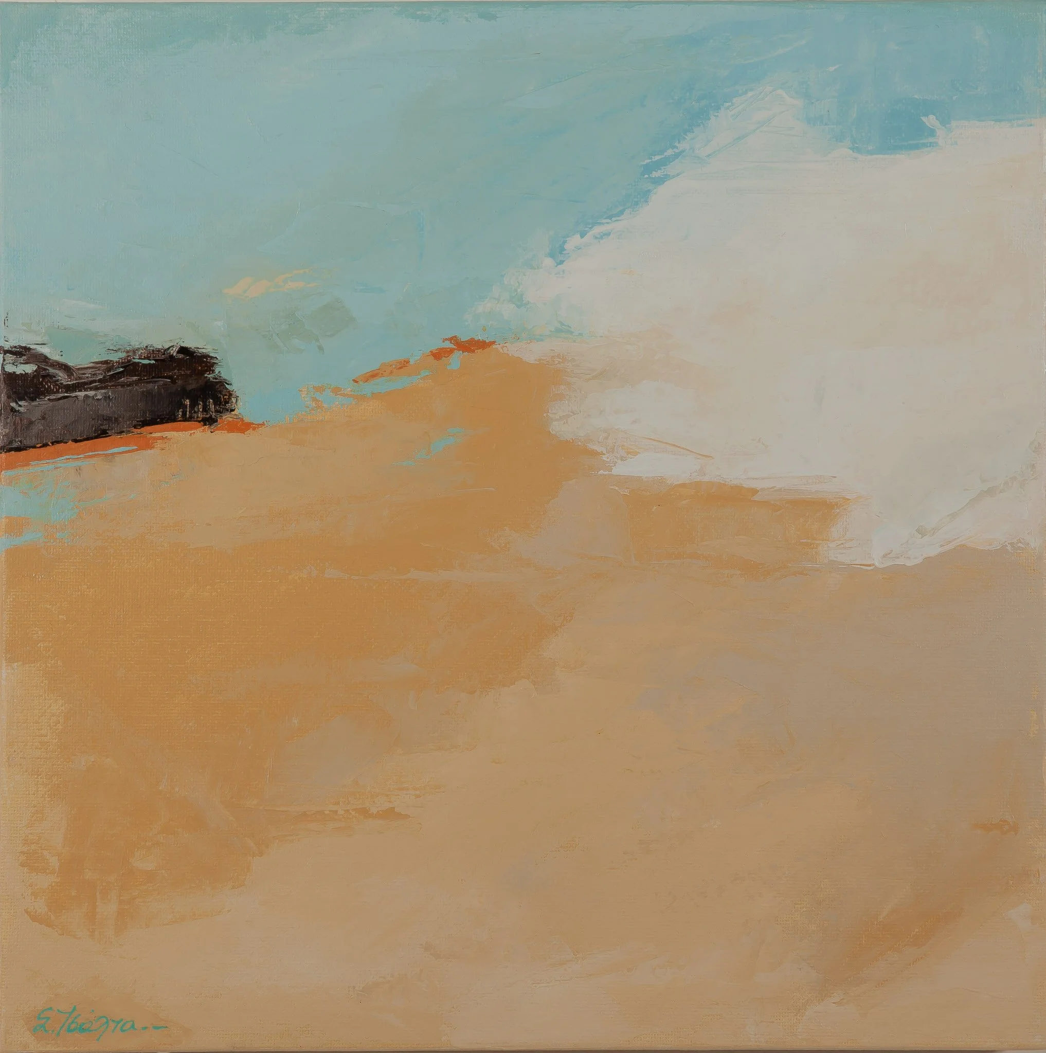 "landscape" No. 63 , Acrylics on Canvas 30 x 30 cm