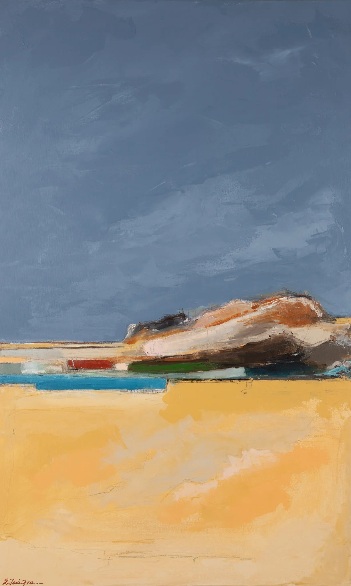 "landscape" No. 59, Acrylics on Canvas, 100 x 60 cm