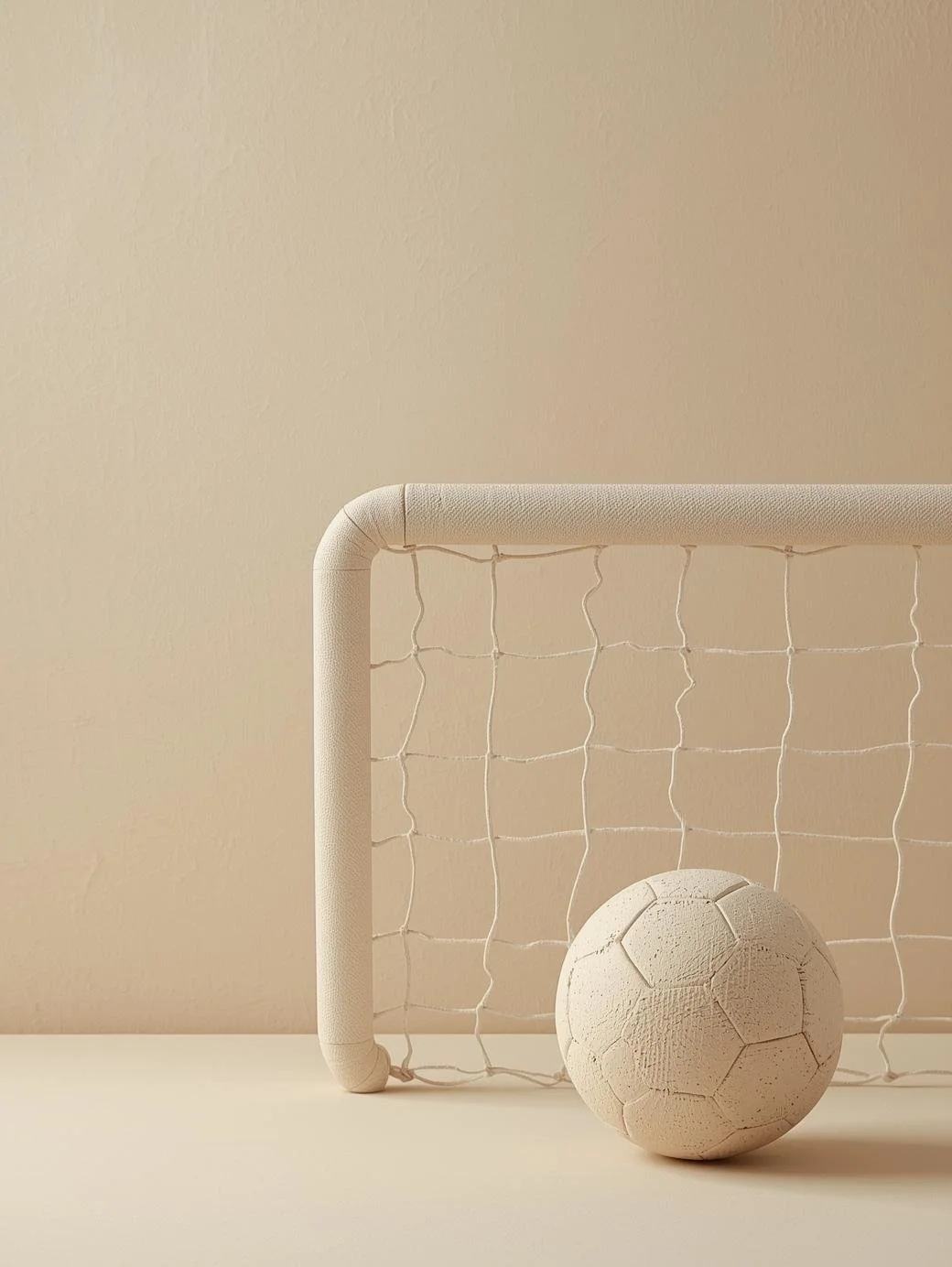 A handball in a small goal