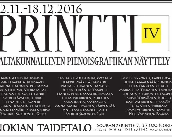 Valtakunnallinen pienoisgrafiikan näyttely (2013-2018)