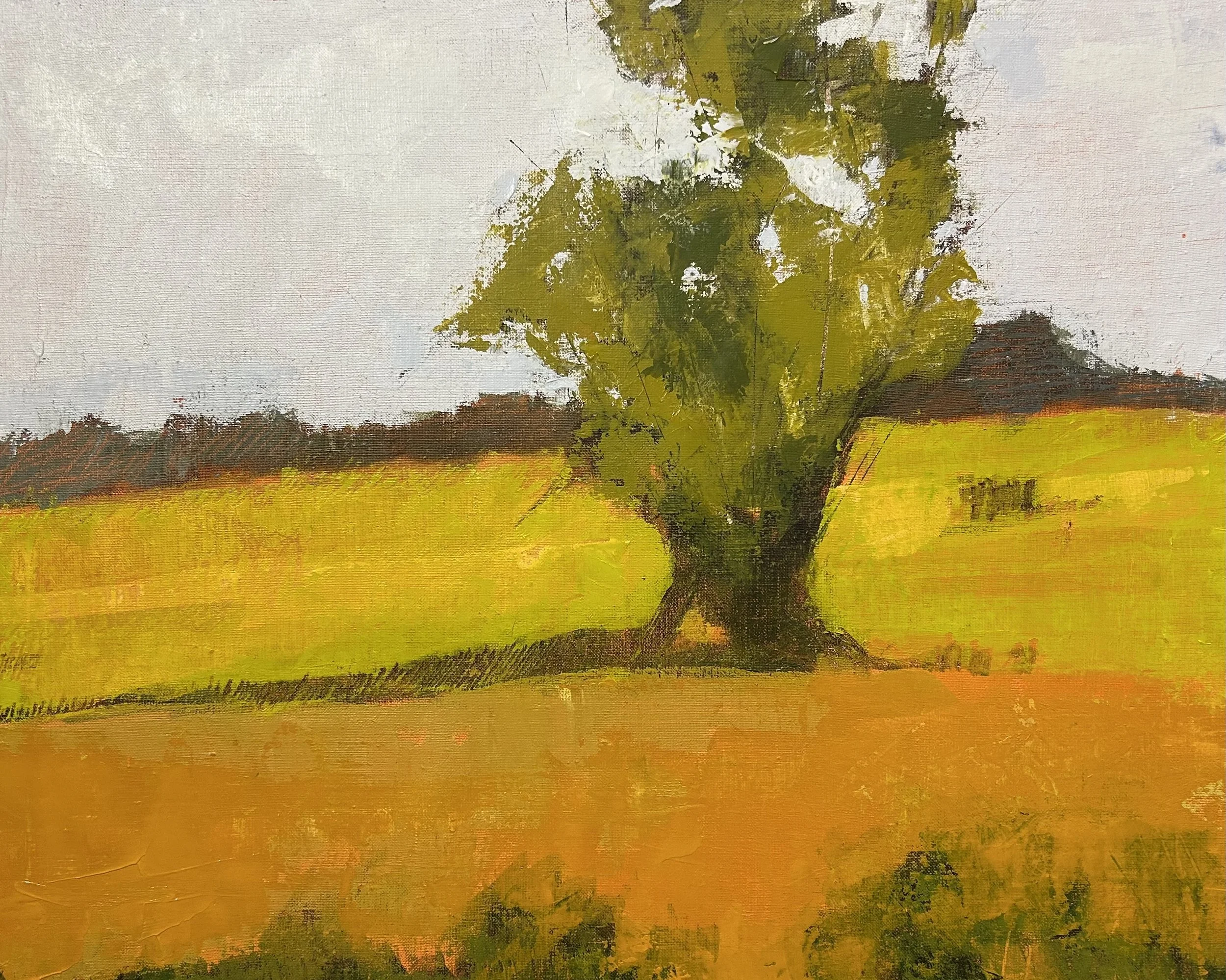 Lämmin maa 50x62cm Acrylic painting 2026
