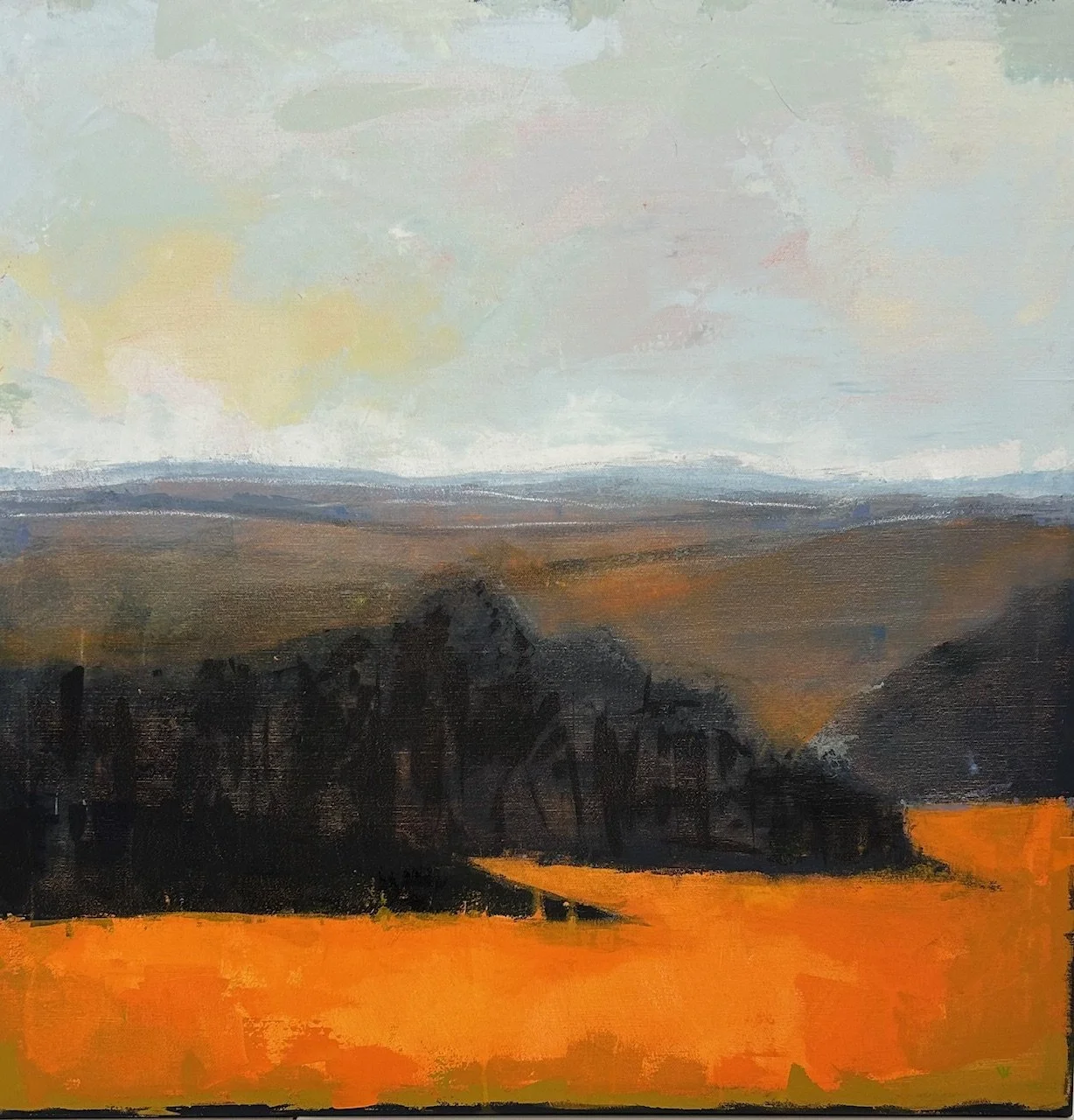  Oranssin valtakunta 70x70cm Acrylic painting 2026