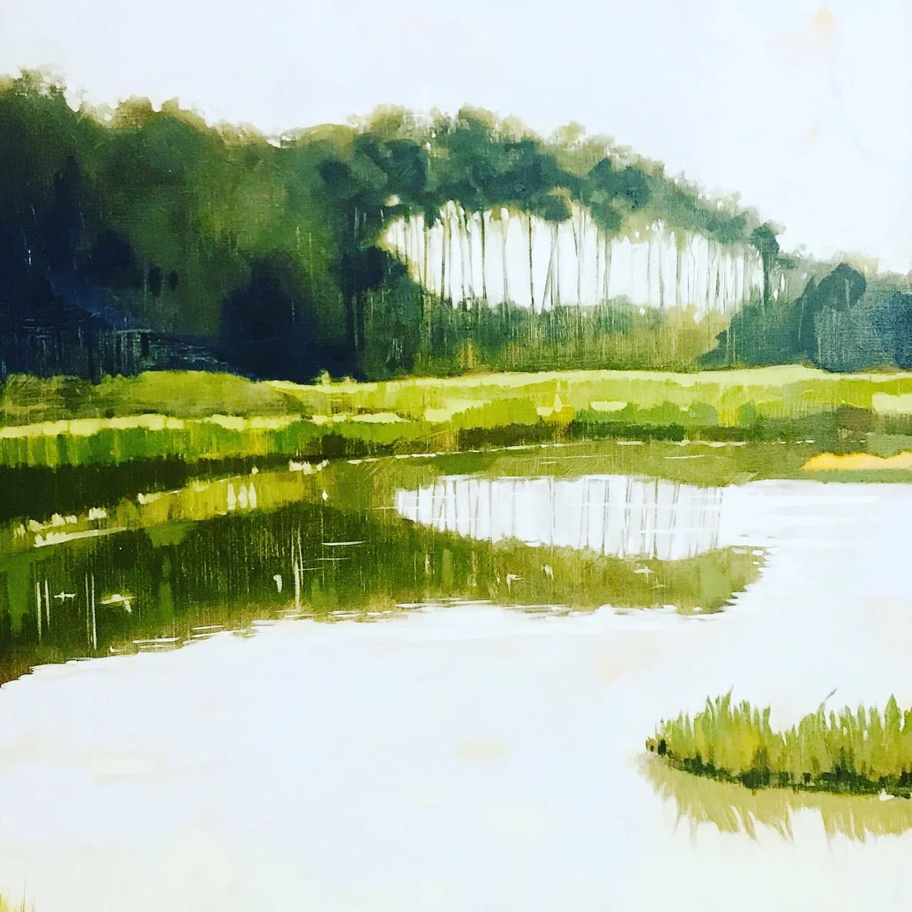 Vesireittejä II  Kaiku 89x116 cm 2021.JPG