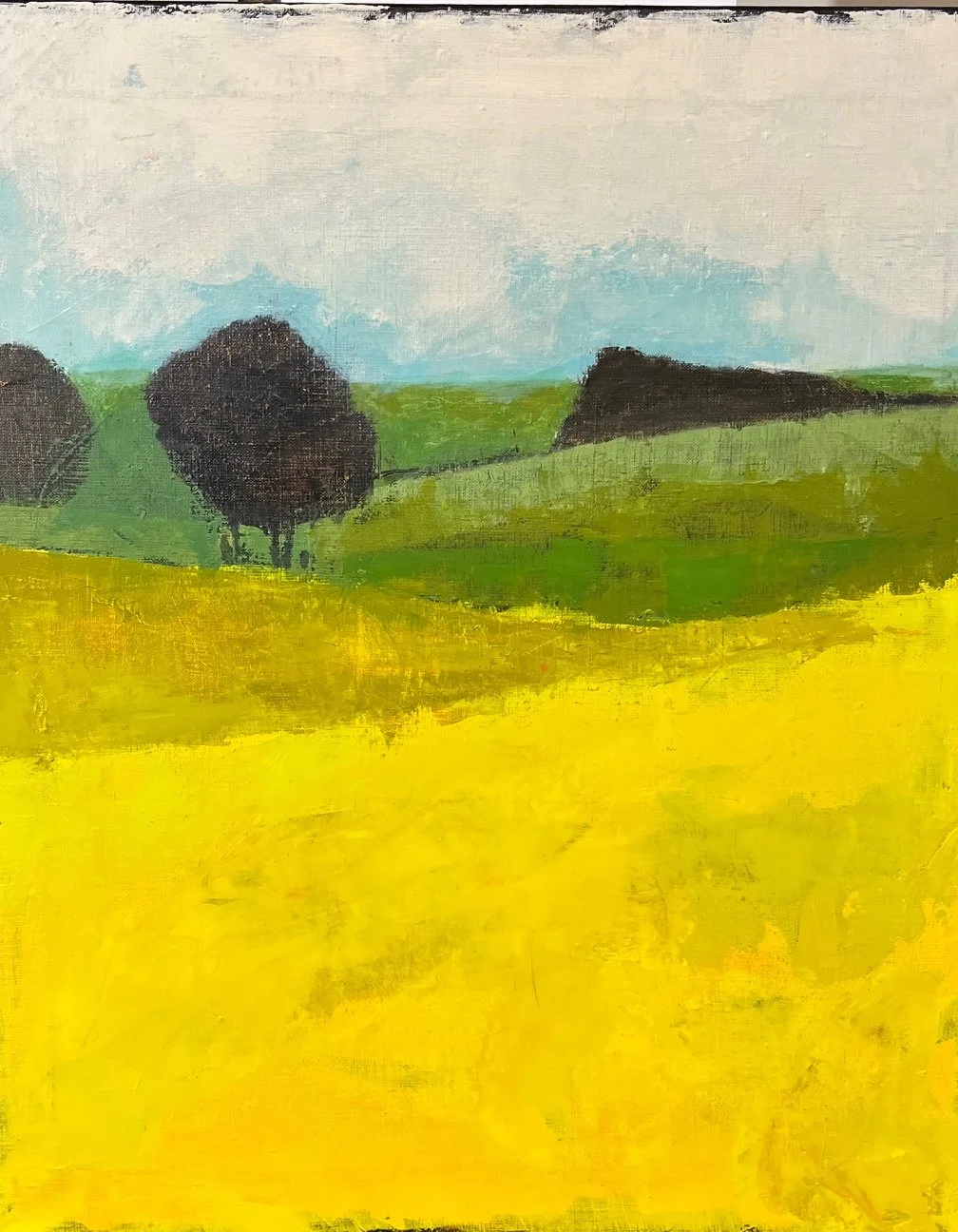 Toiveita 50x60cm Acrylic painting 2025