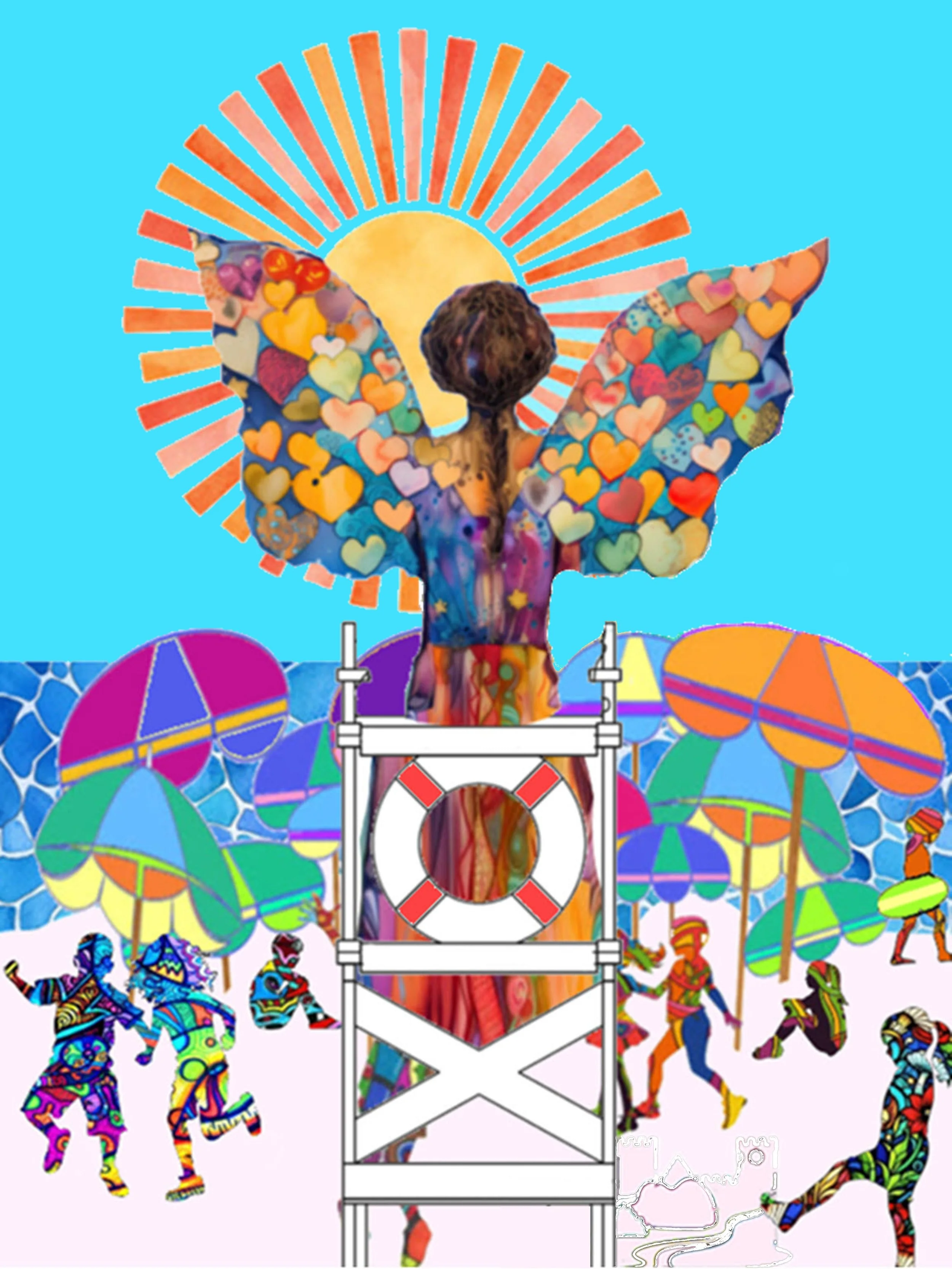 Lifeguard  (12" x 16")