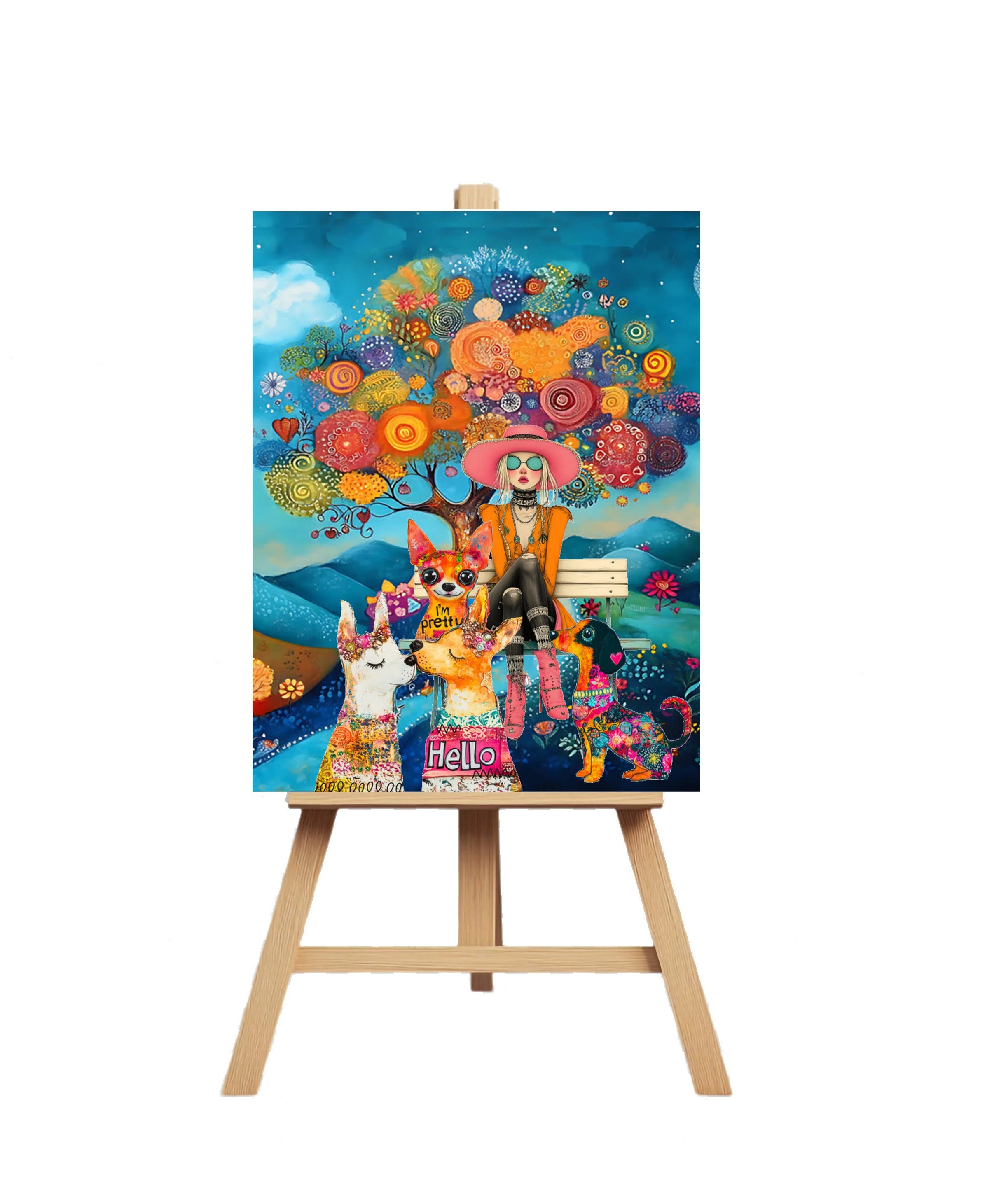 Best Friends Forever  (12" x 16")