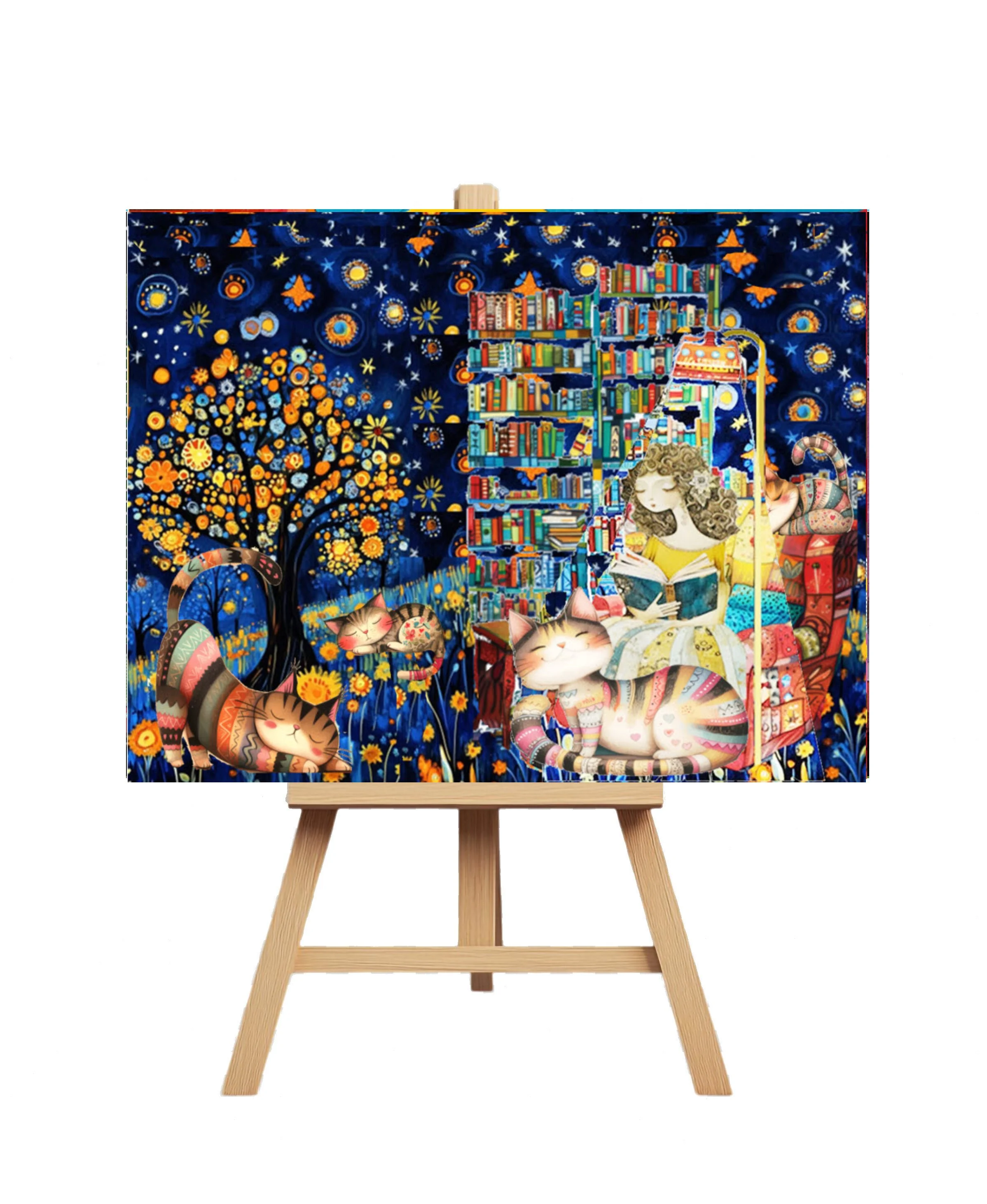 Bedtime Stories  (12" x 16")