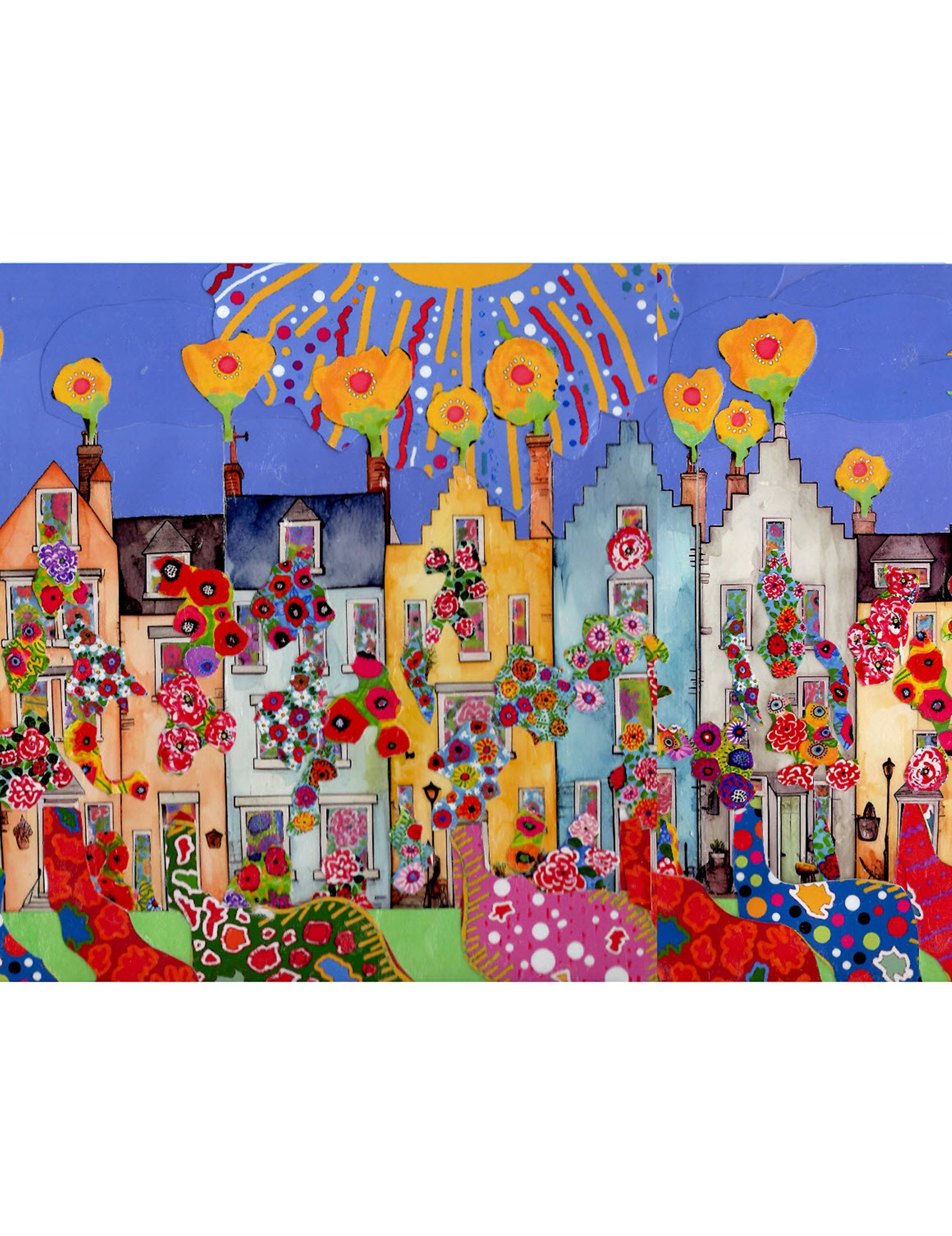 Flowers Everywhere (12" x 16")
