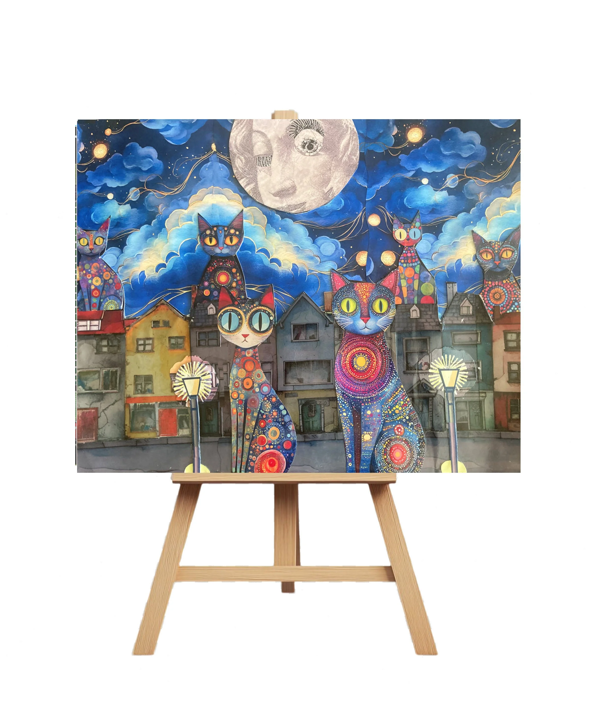 Cats Rule  (12" x 16")