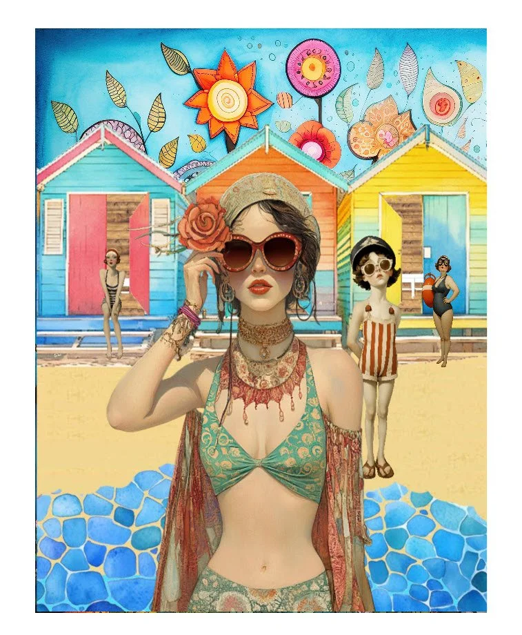 Beach Patrol (12" x 16")