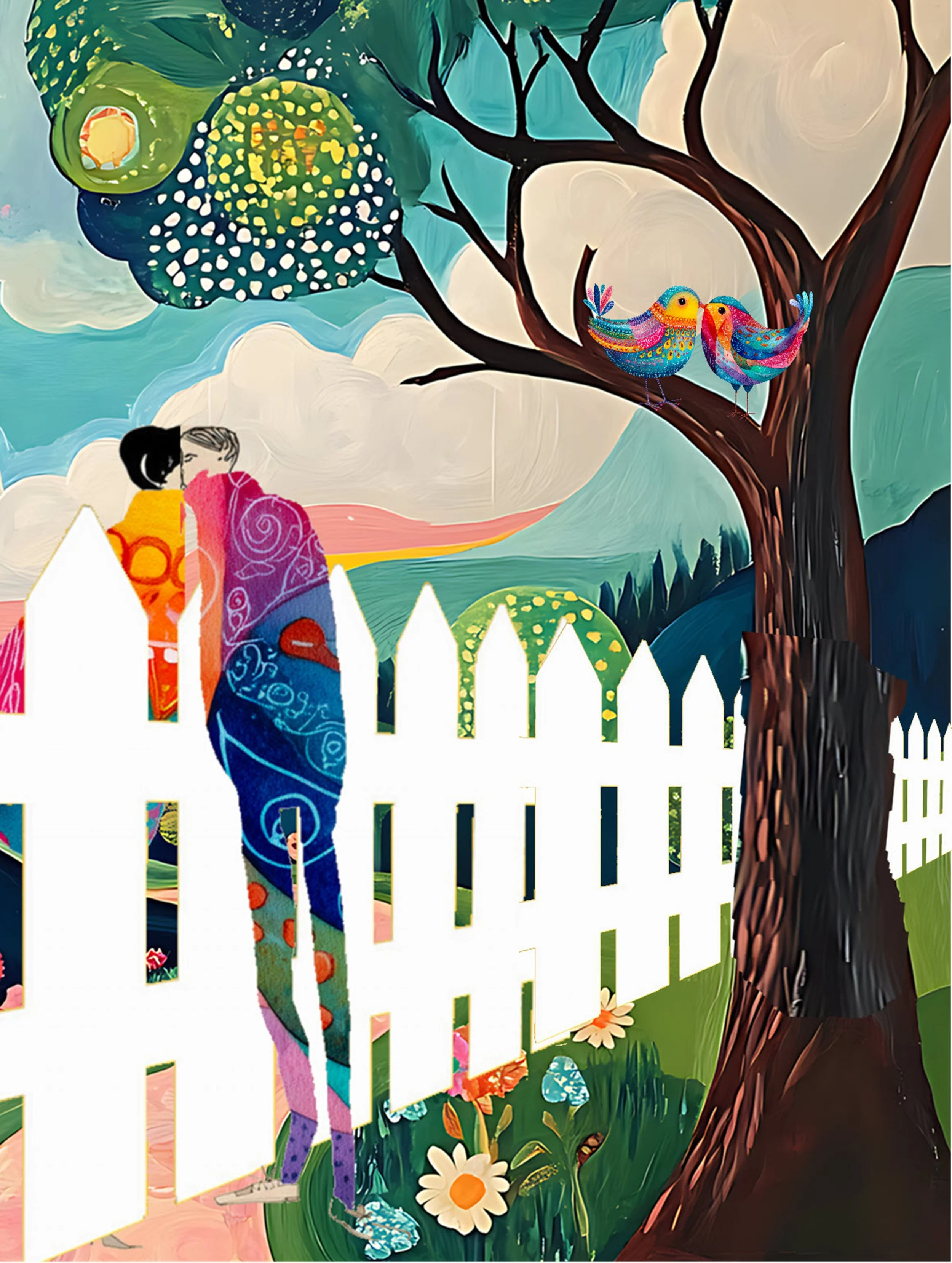 Love Birds (8" x 10")