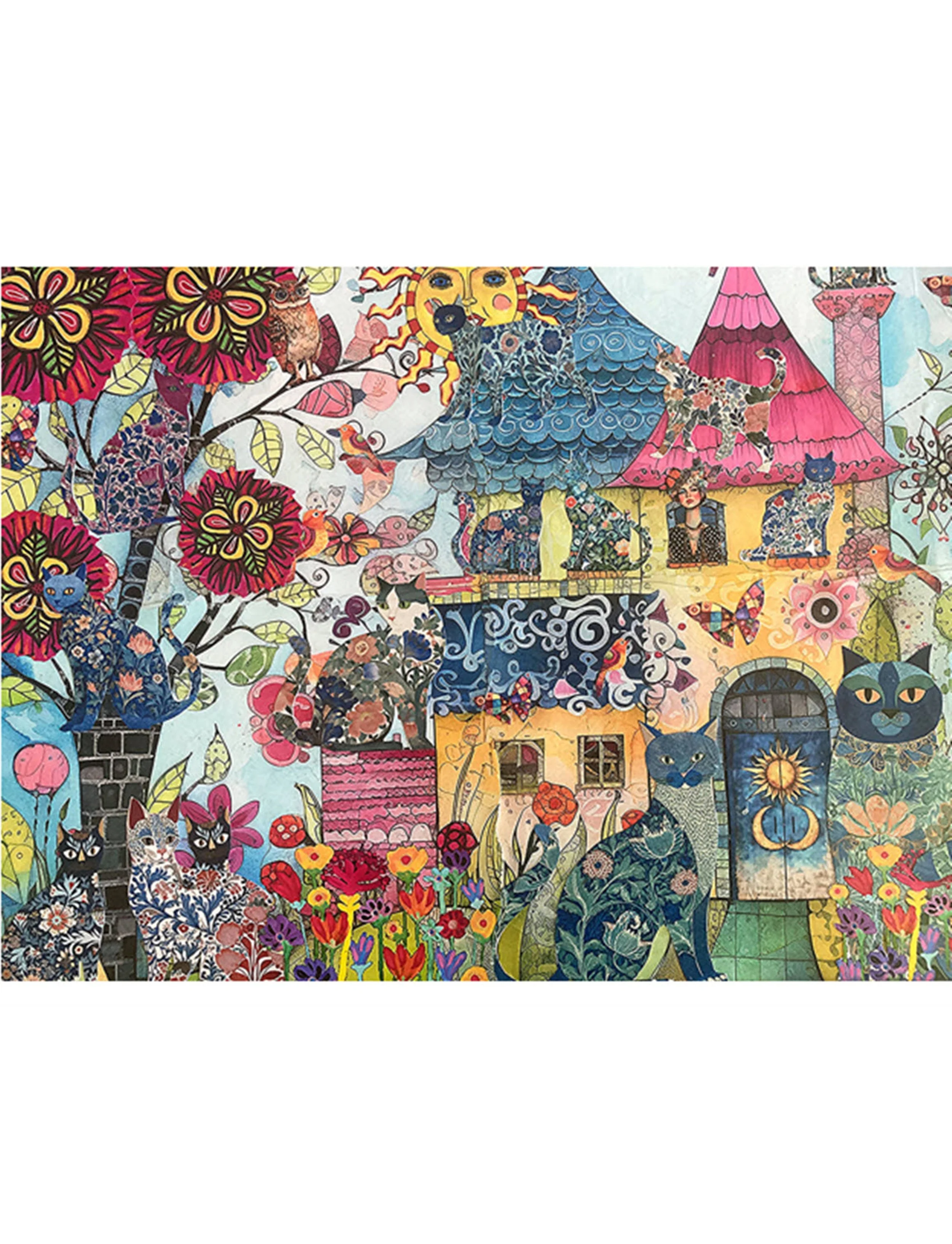 Cat Cottage  (12" x 16")